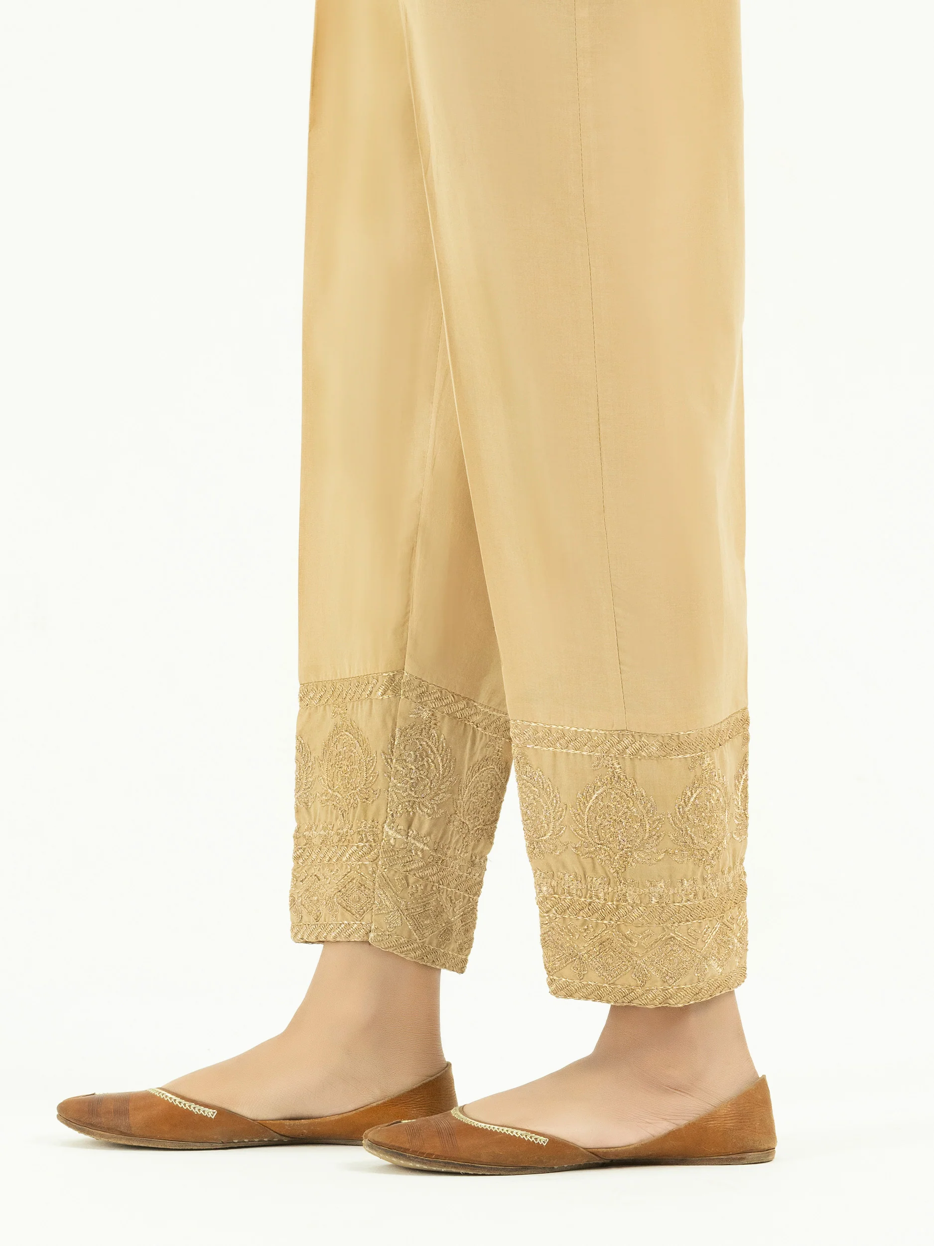 Cambric Trousers-Embroidered (Pret) - Image 4