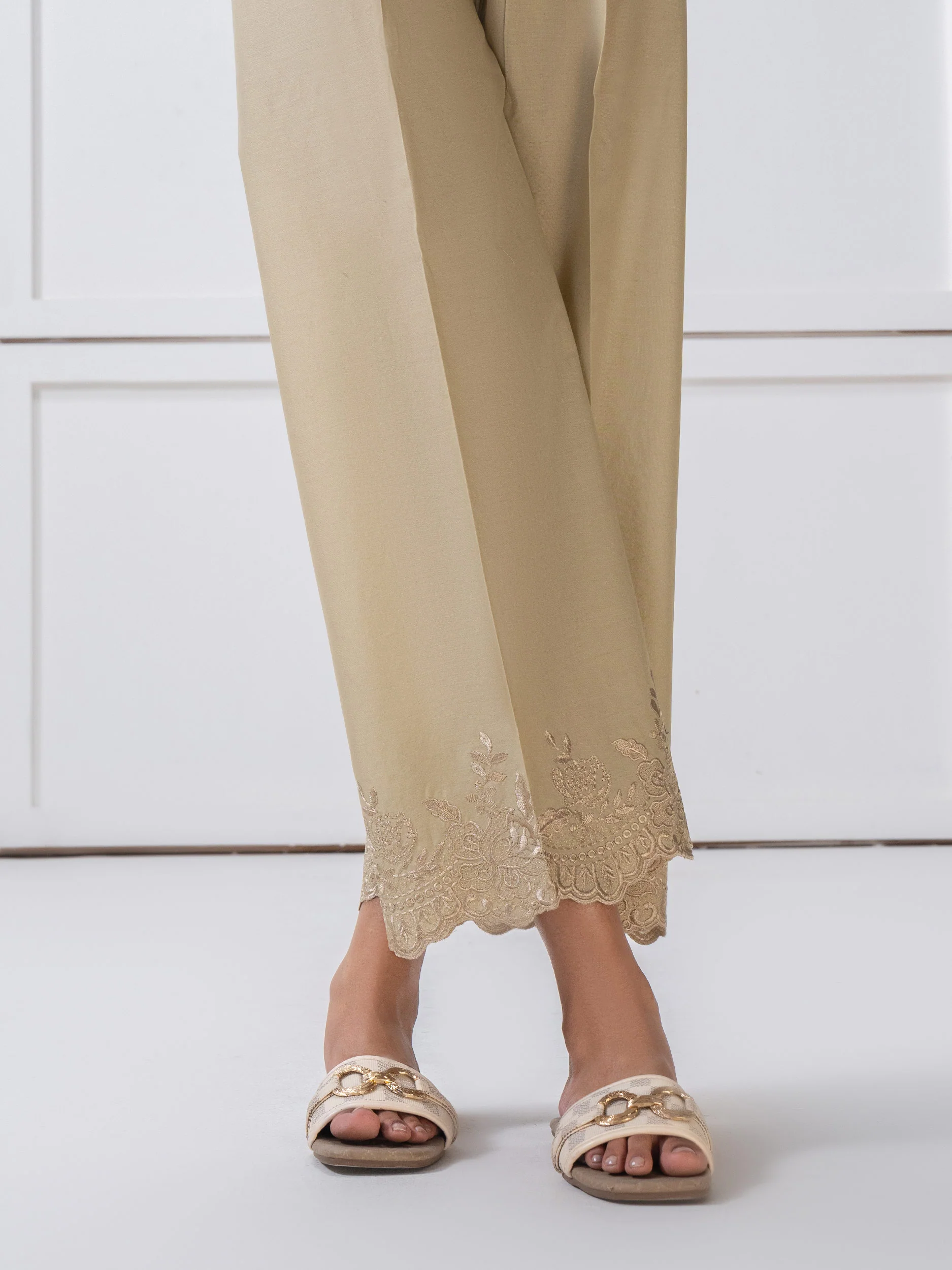 Lawn Trouser-Embroidered (Pret) - Image 3