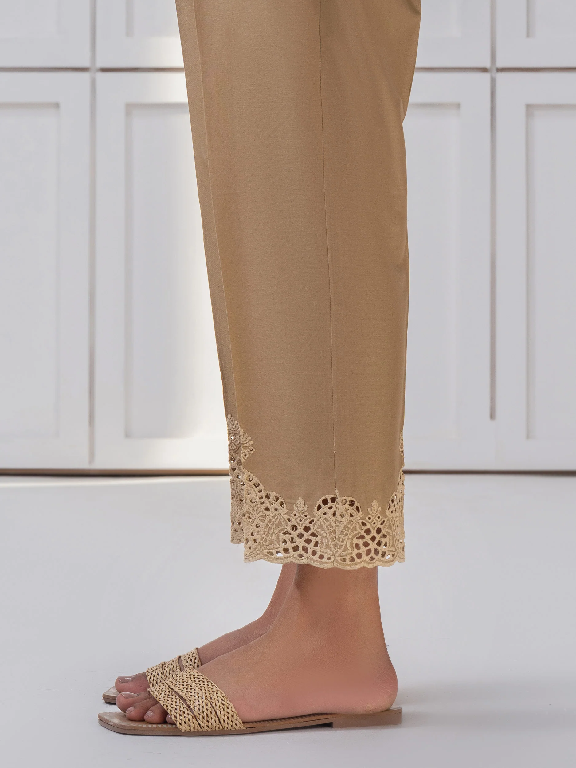 Lawn Trouser-Embroidered (Pret) - Image 2
