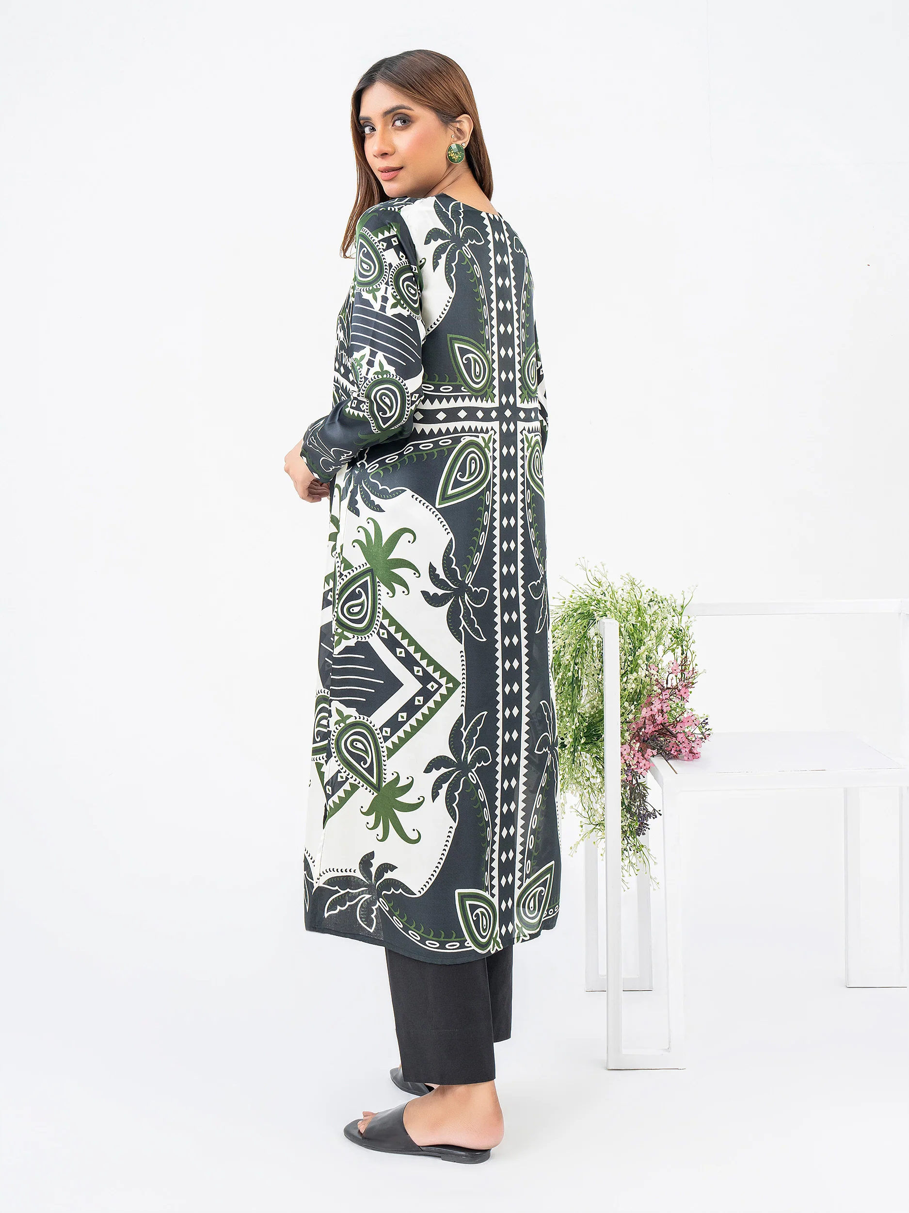 Silk Shirt-Printed (Pret) - Image 5