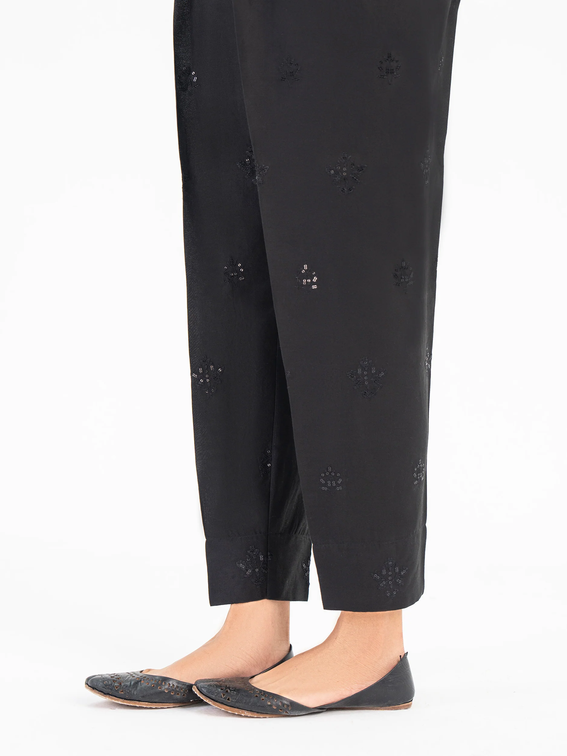 Embroidered Winter Cotton Trouser(Pret) - Image 3