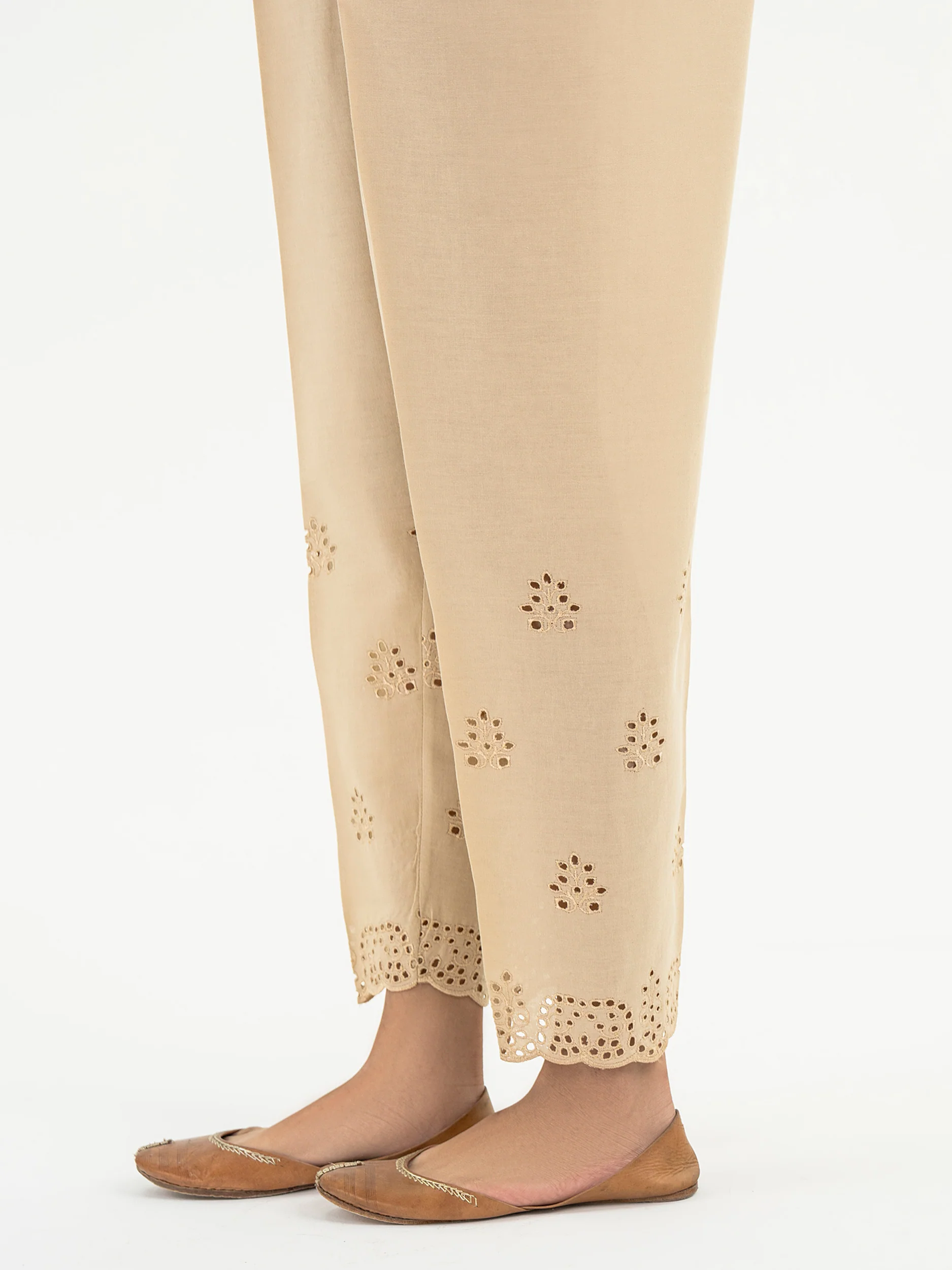 Khaddar Trouser-Embroidered (Pret) - Image 3