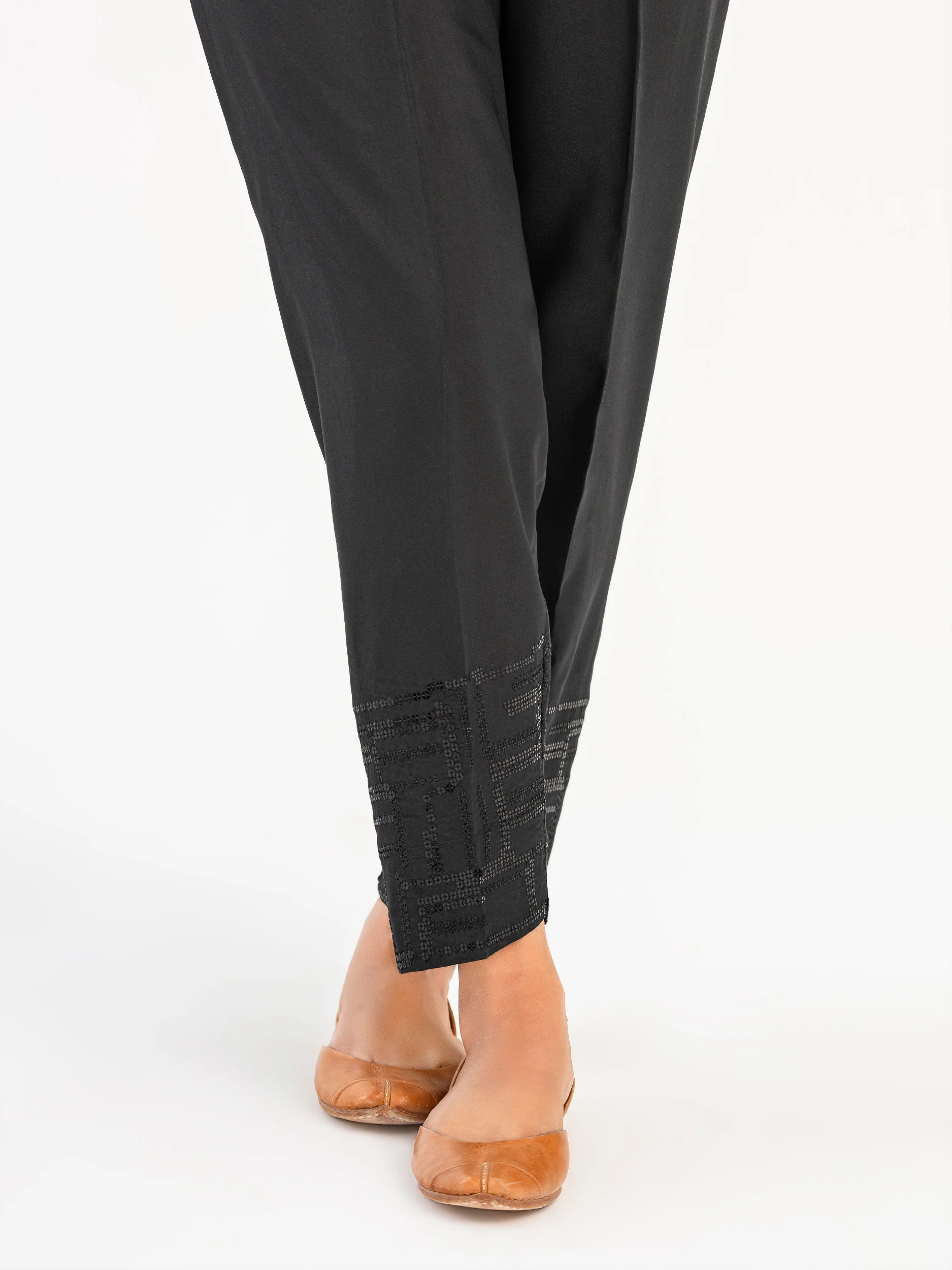 Winter Cotton Trouser-Embroidered (Pret) - Image 2