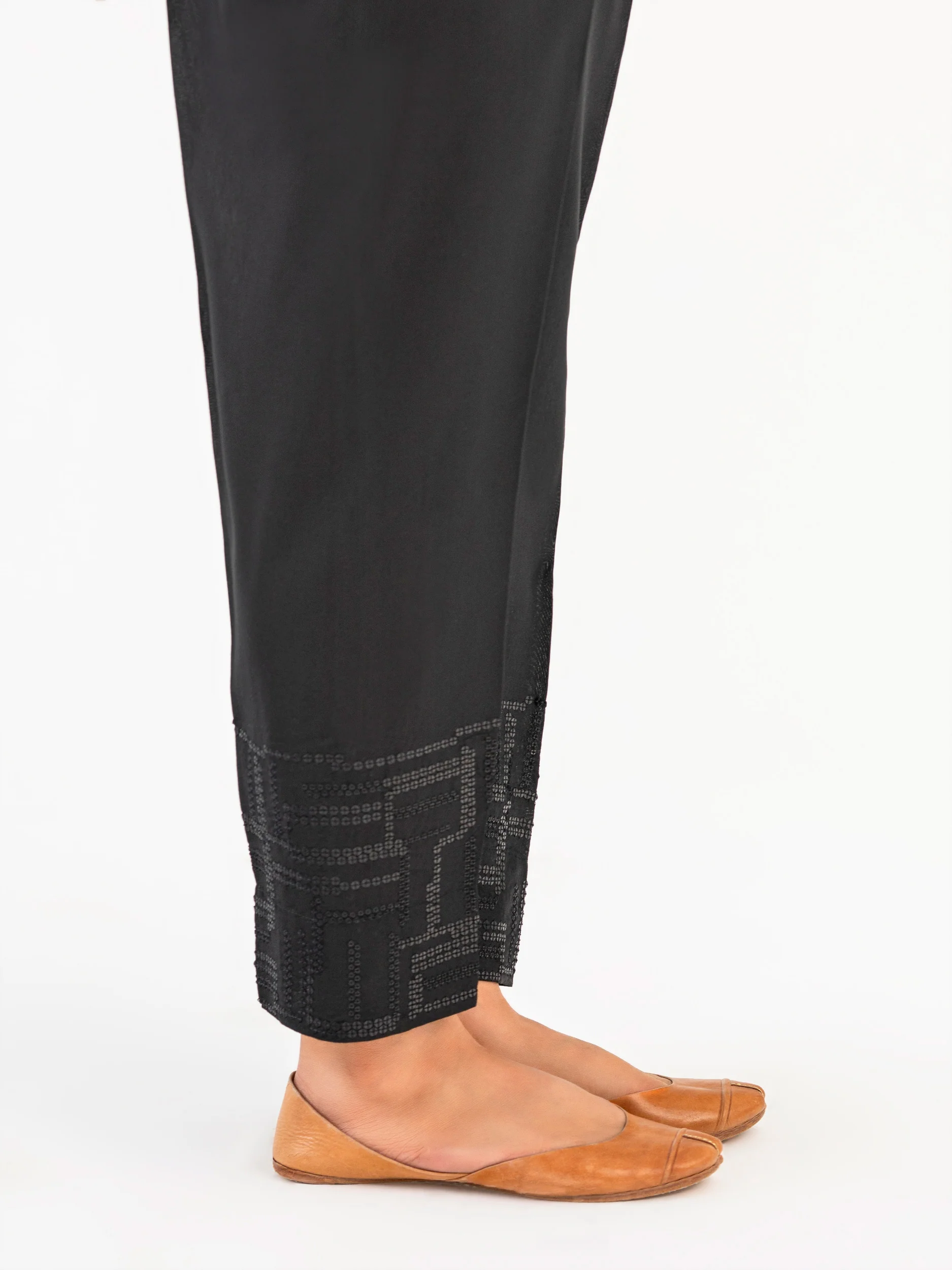 Winter Cotton Trouser-Embroidered (Pret) - Image 3