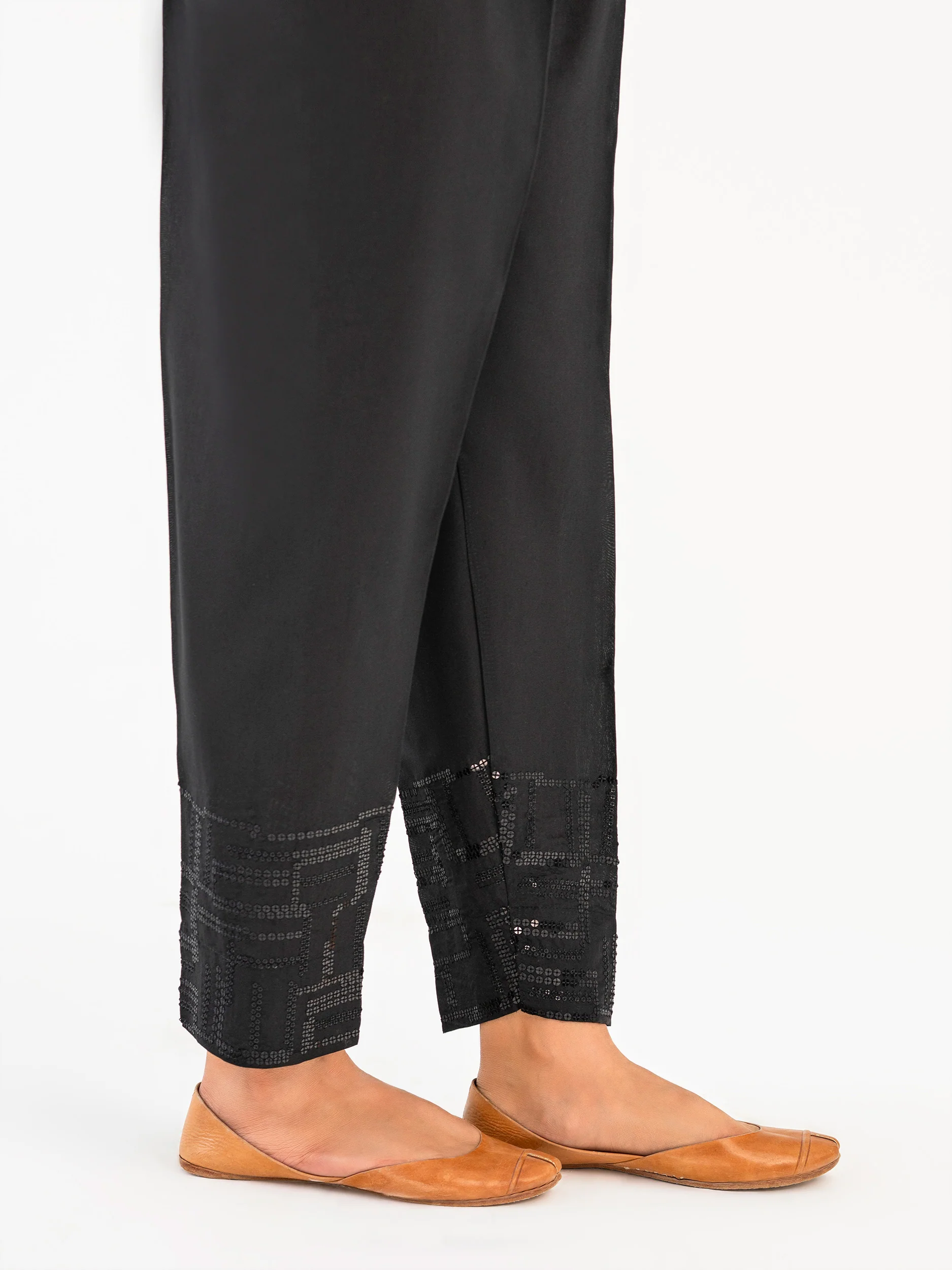 Winter Cotton Trouser-Embroidered (Pret) - Image 4