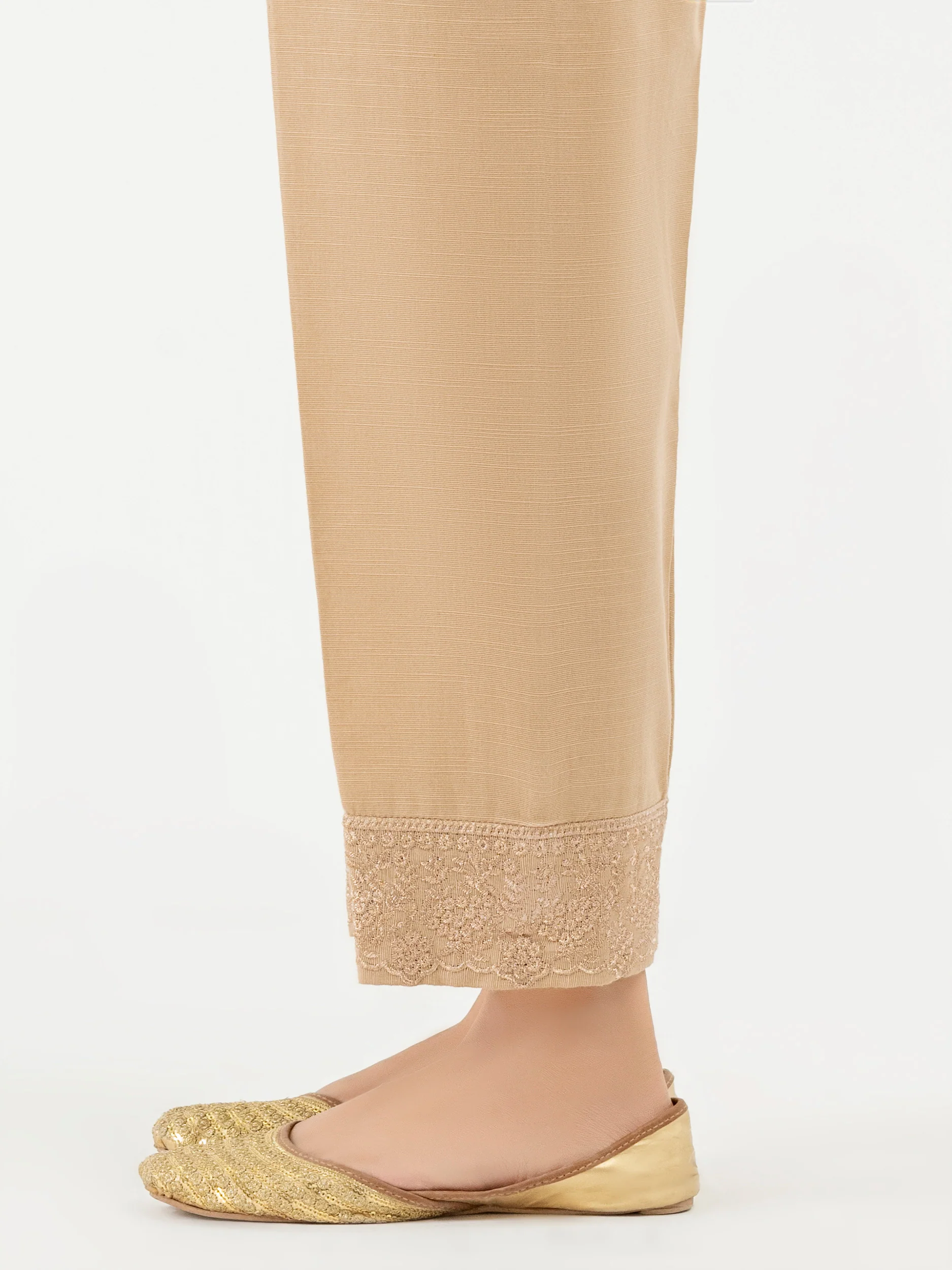 Khaddar Trouser-Embroidered (Pret) - Image 4