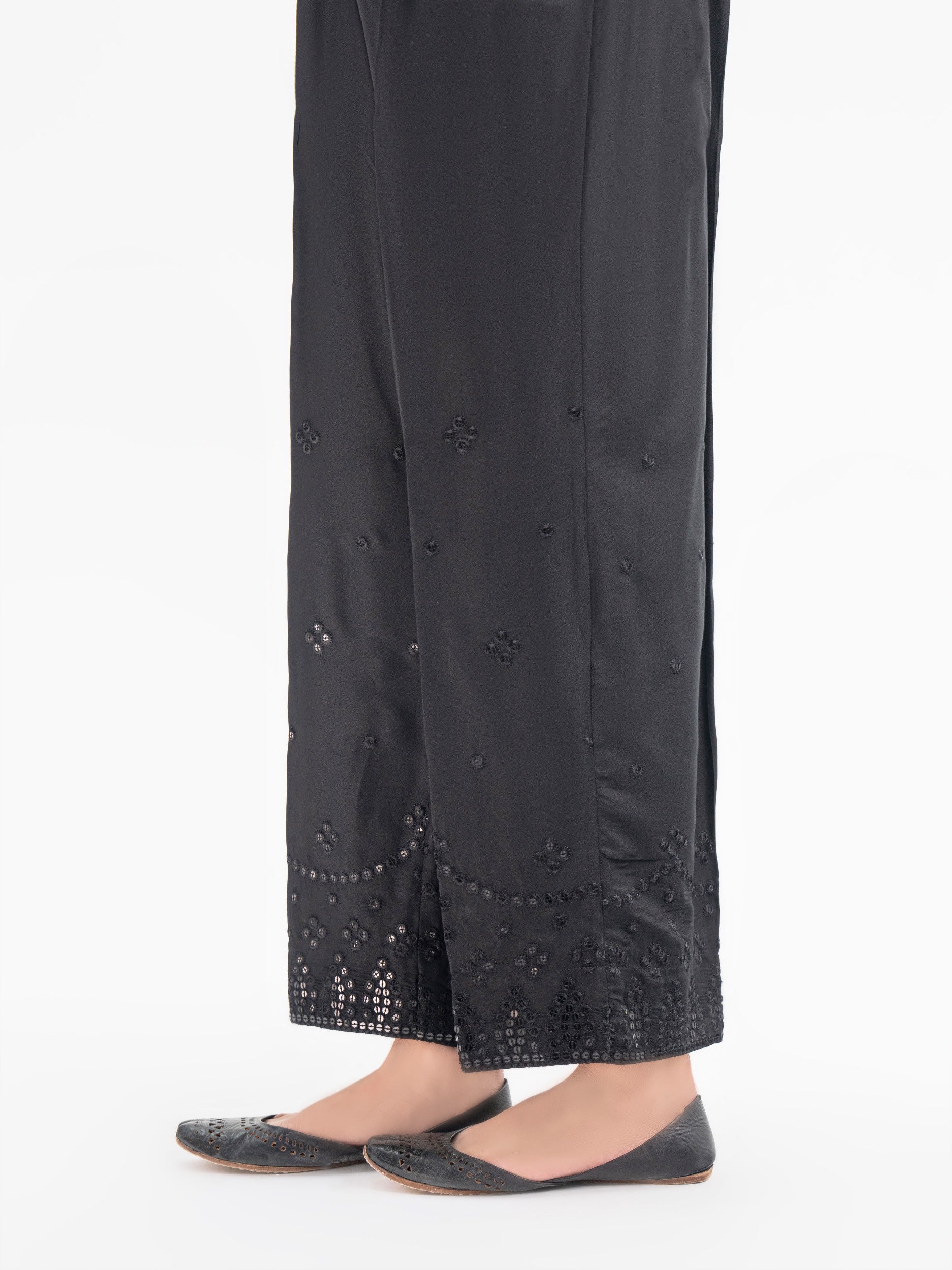 Crepe Trouser-Embroidered (Pret) - Image 3