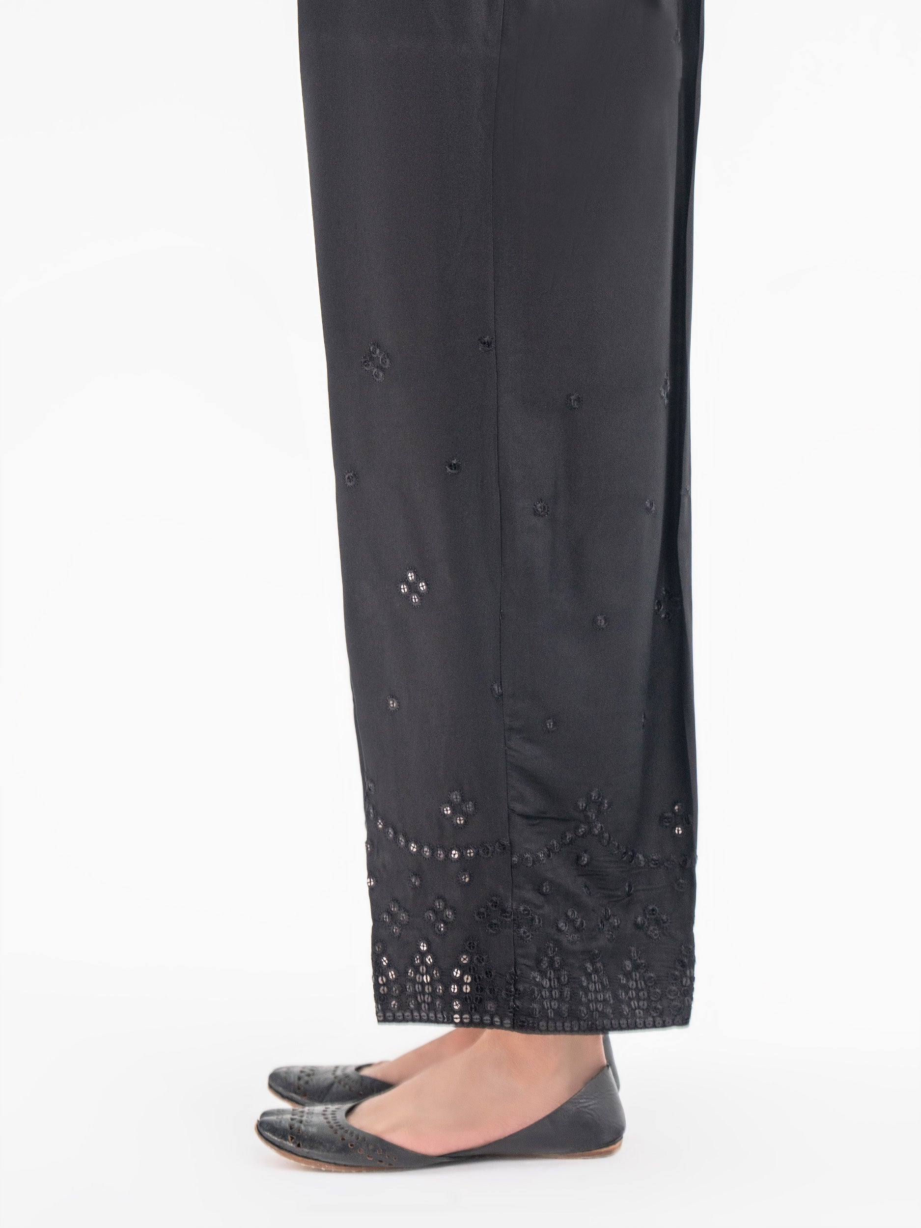 Crepe Trouser-Embroidered (Pret) - Image 4