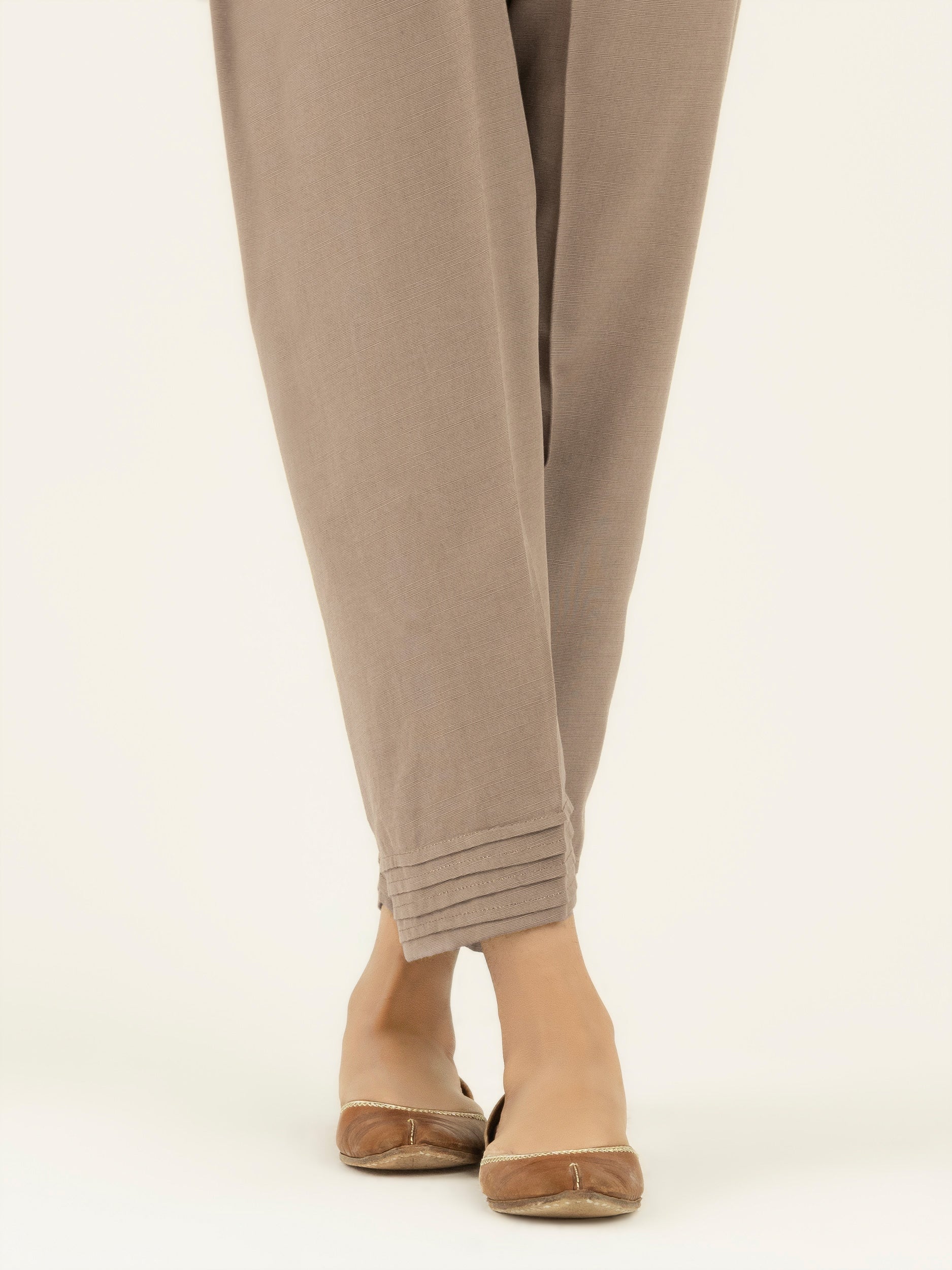Khaddar Trouser-Embroidered (Pret) - Image 2