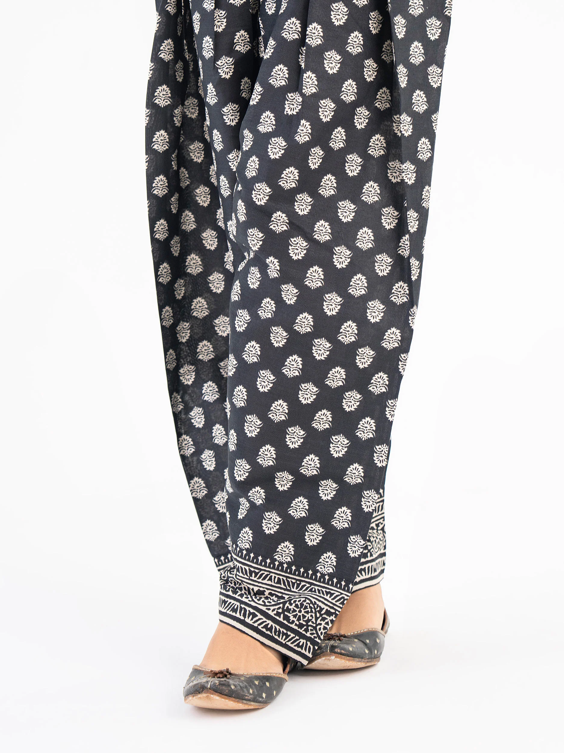 Printed Winter Cotton Shalwar(Pret) - Image 2