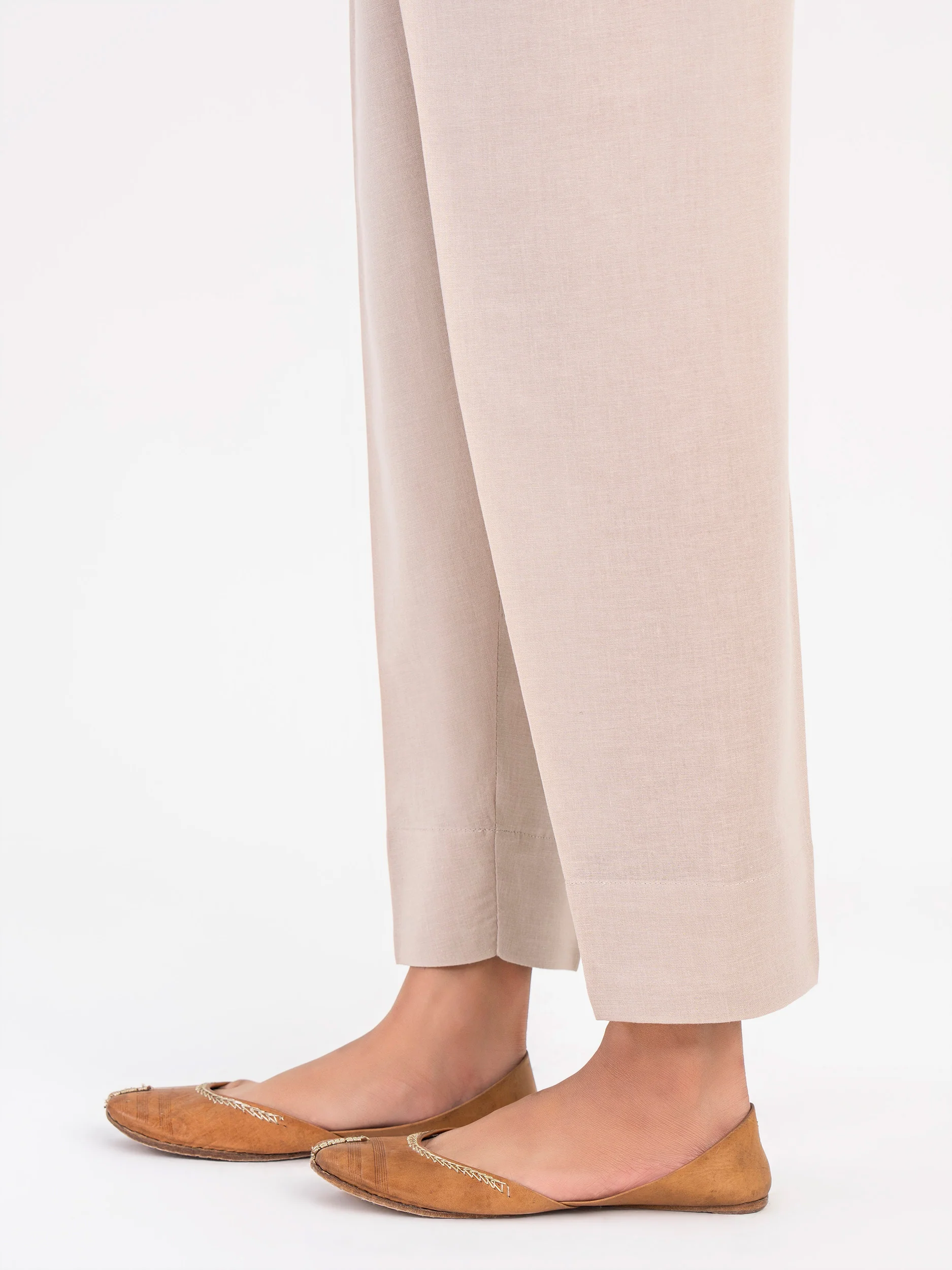 Dyed Khaddar Trouser(Pret) - Image 2