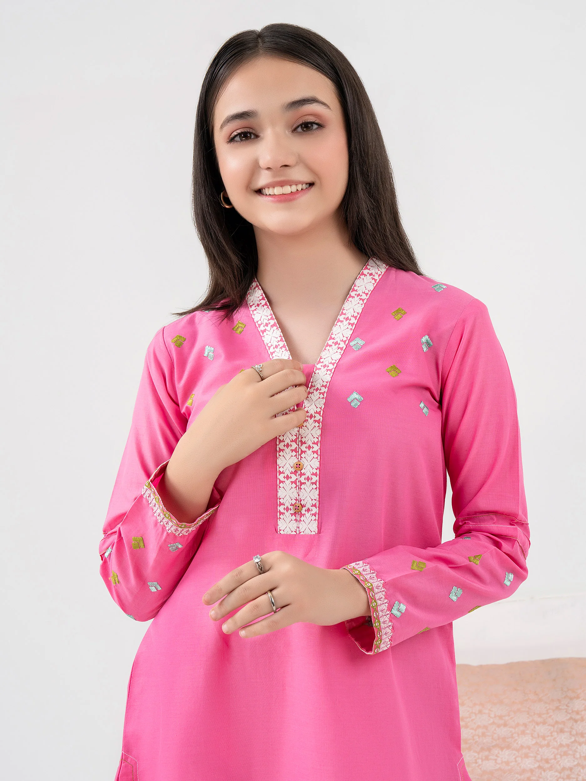 Cambric Shirt-Embroidered - Image 2