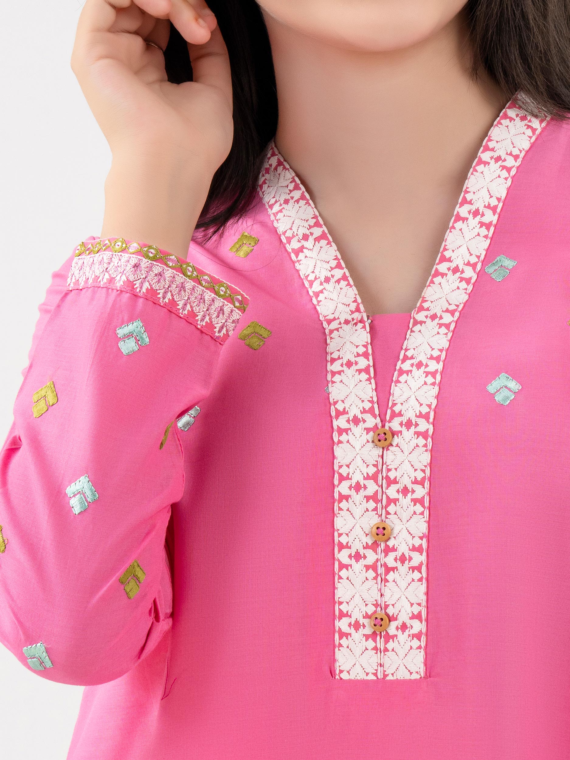 Cambric Shirt-Embroidered - Image 6