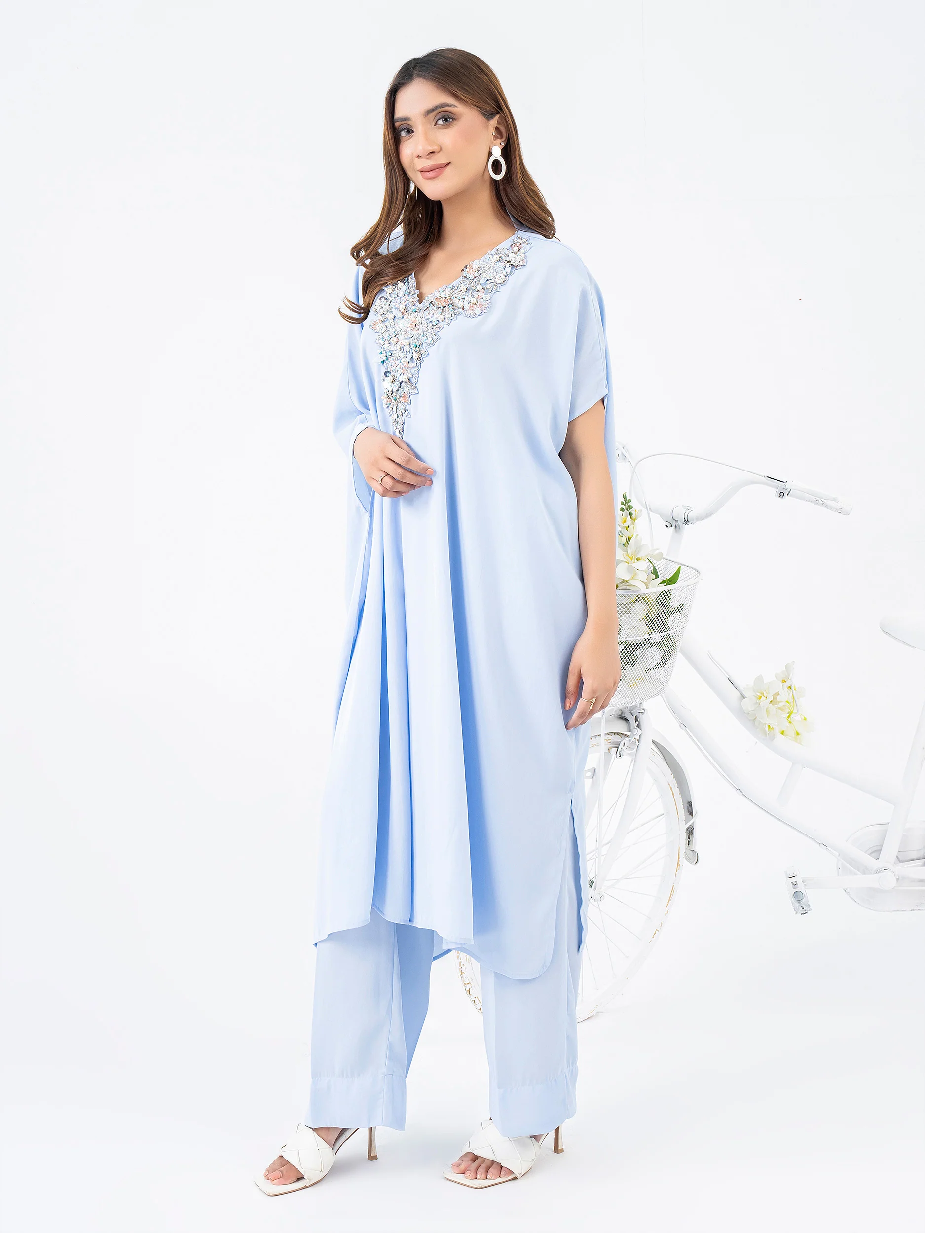 2 Piece Grip Suit-Embellished (Pret) - Image 3