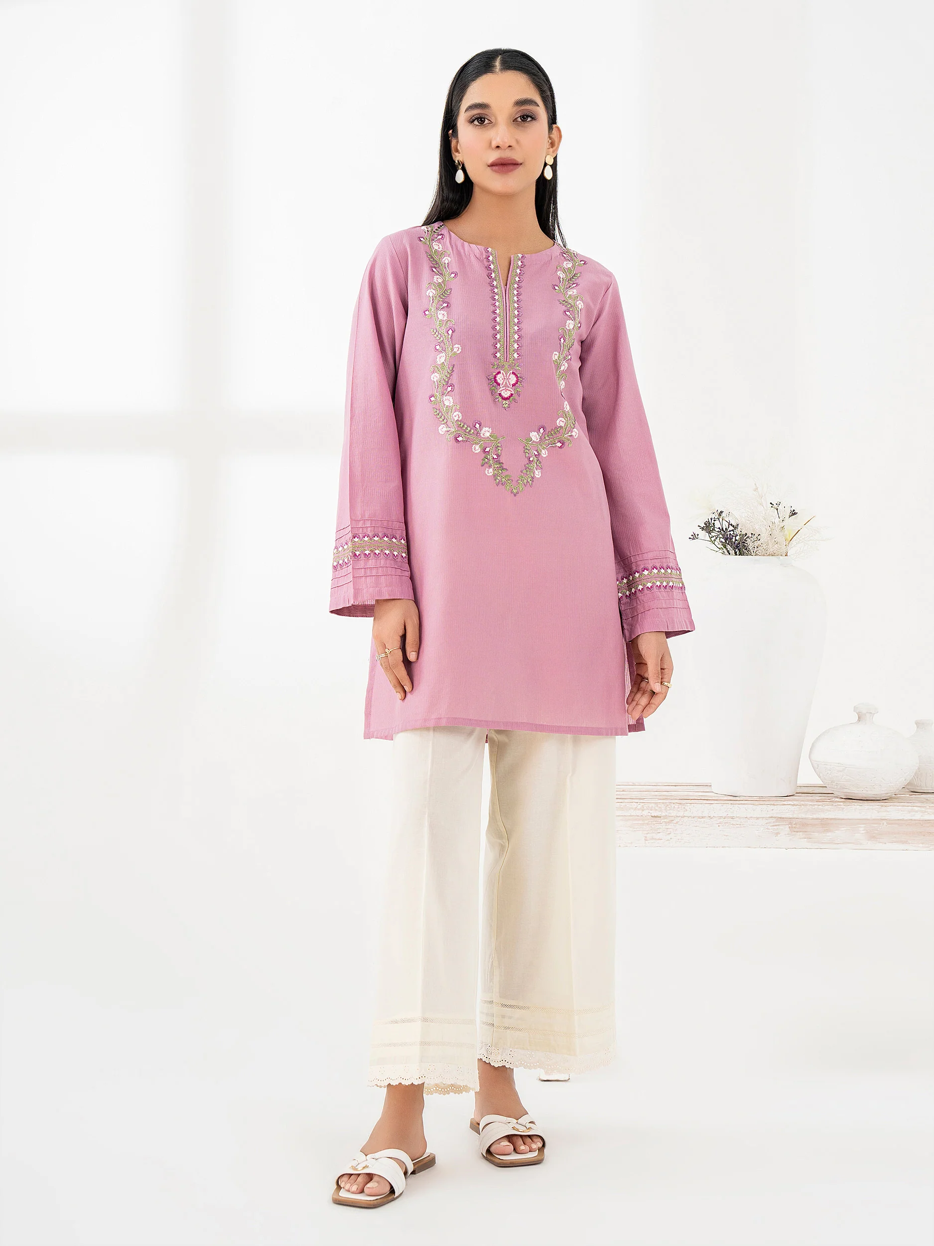 Lawn Kurti-Embroidered (Pret) - Image 2