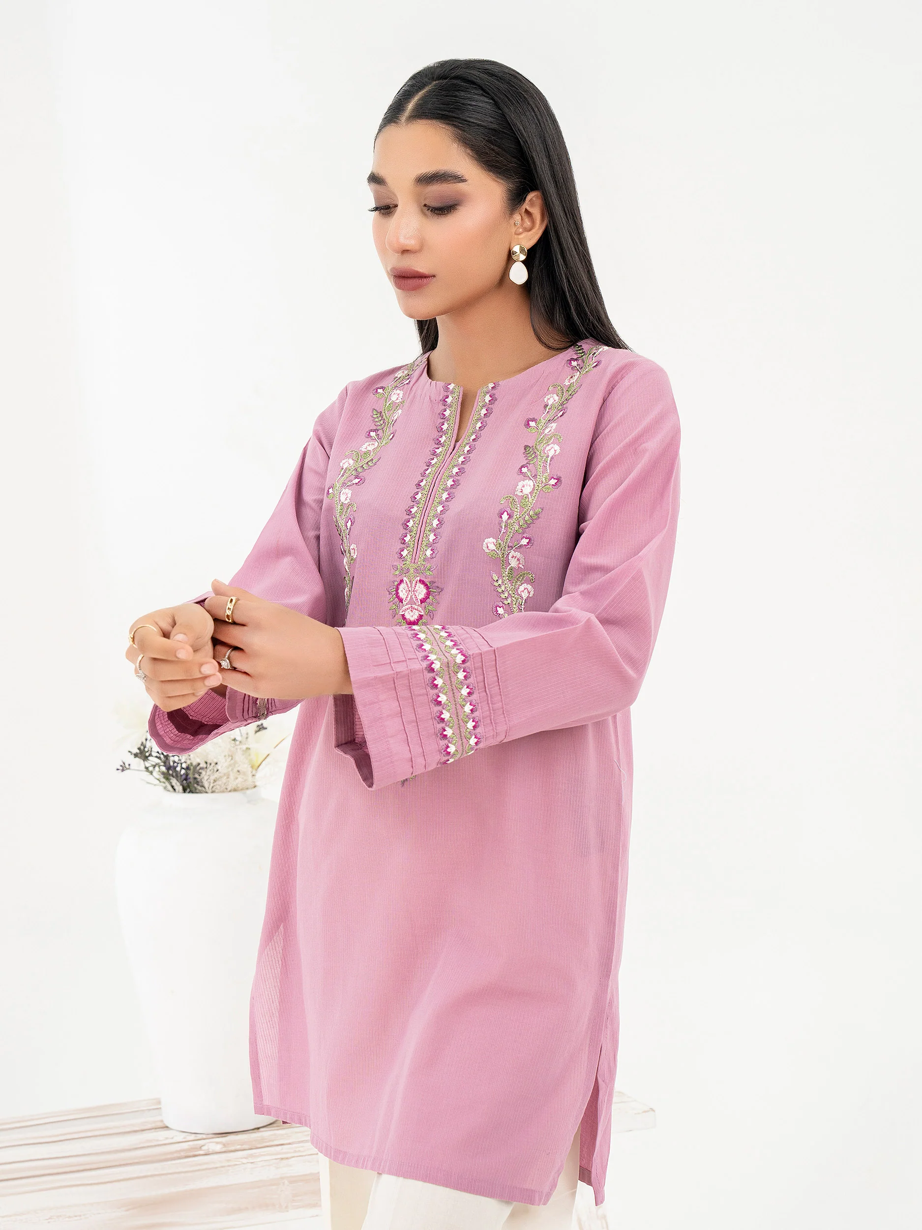 Lawn Kurti-Embroidered (Pret) - Image 3
