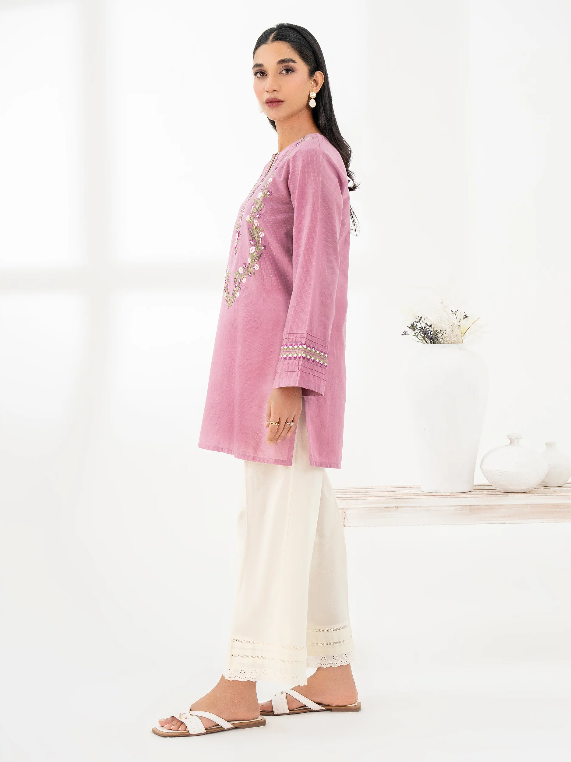 Lawn Kurti-Embroidered (Pret) - Image 4
