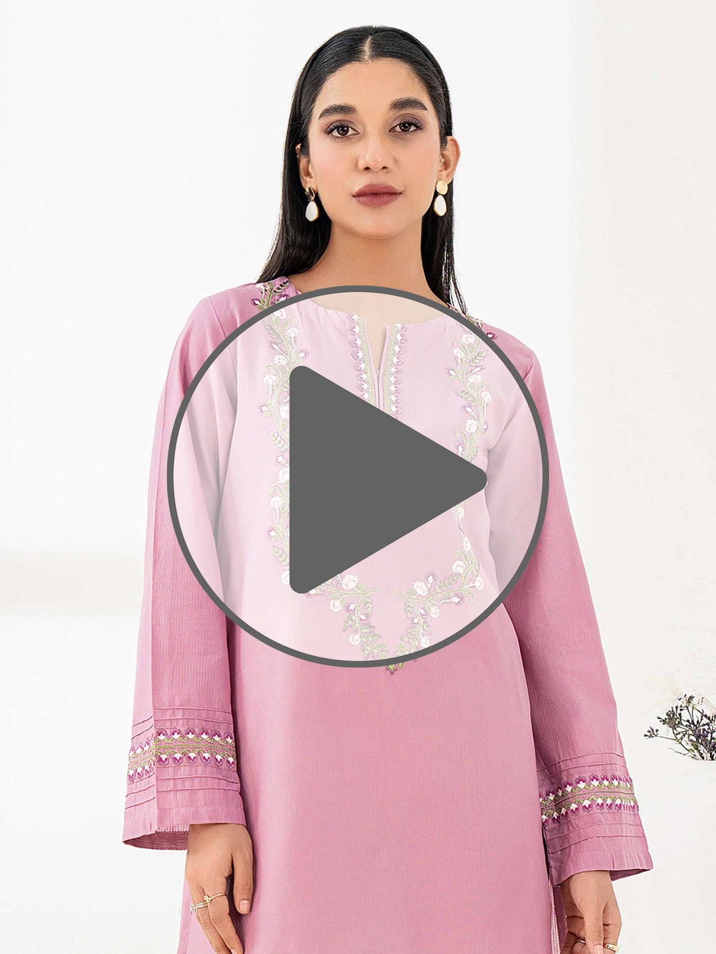 Lawn Kurti-Embroidered (Pret) - Image 8