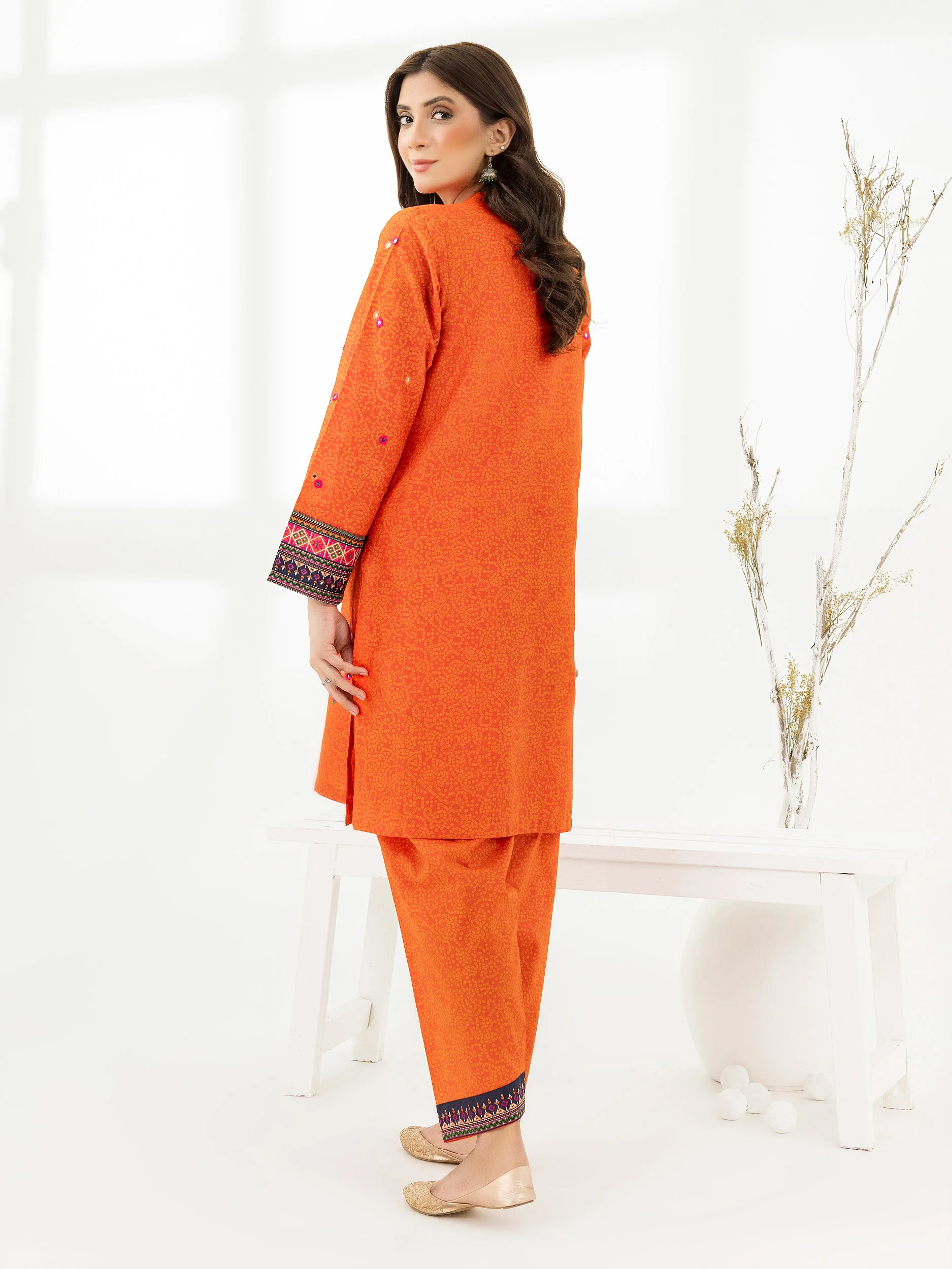 2 Piece Lawn Suit-Embroidered (Pret) - Image 5
