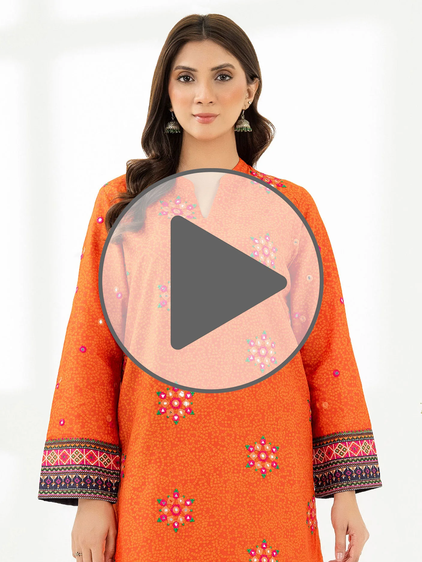 2 Piece Lawn Suit-Embroidered (Pret) - Image 9