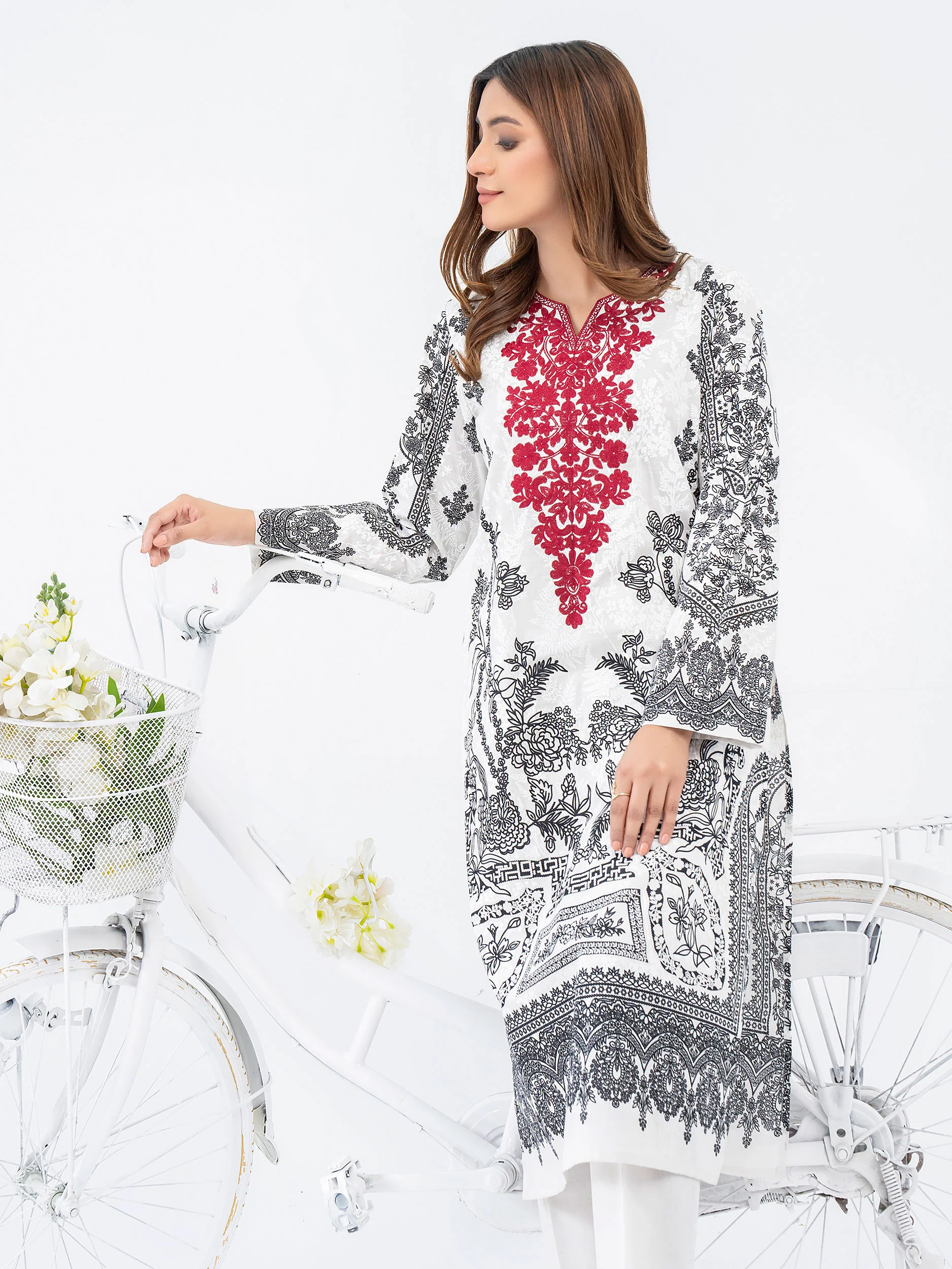 Lawn Shirt-Embroidered (Pret) - Image 4