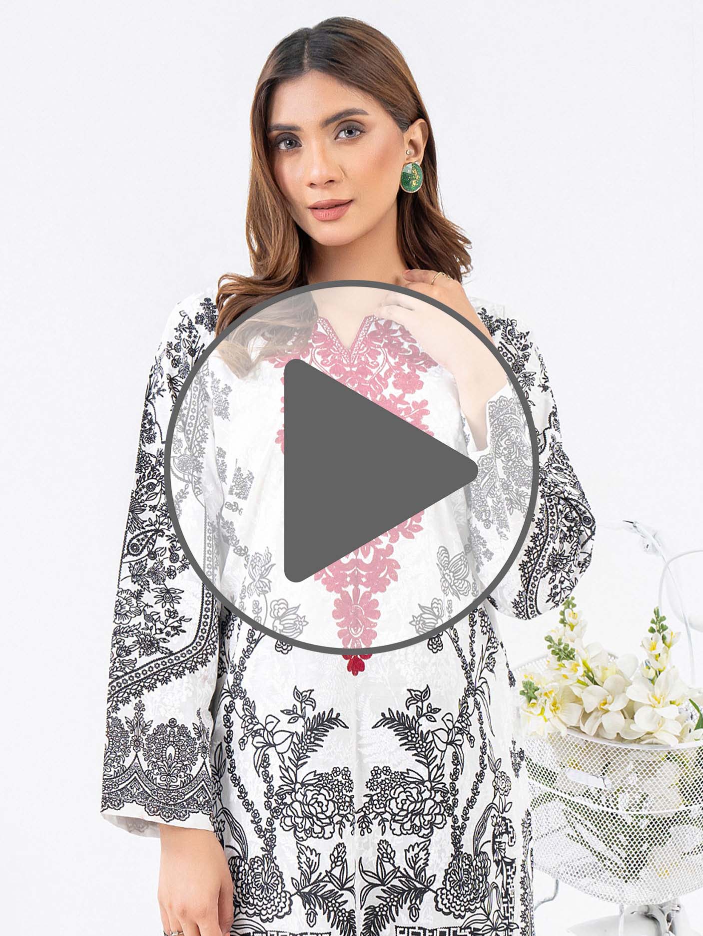 Lawn Shirt-Embroidered (Pret) - Image 8