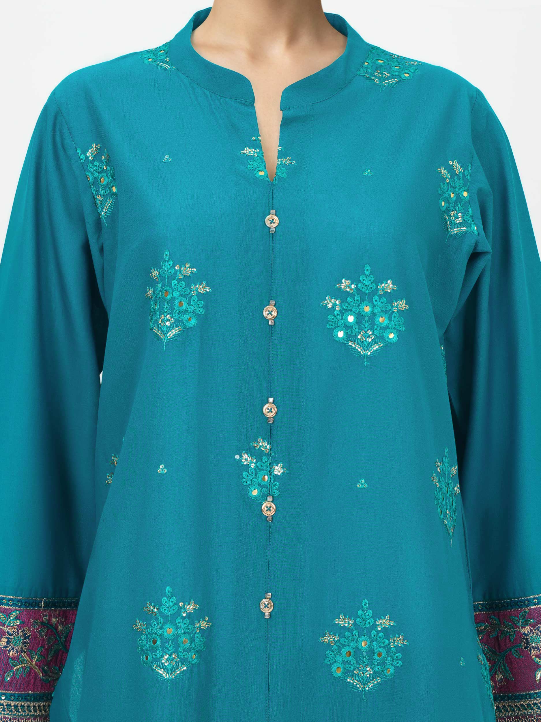 2 Piece Lawn Suit- Embroidered (Pret) - Image 4