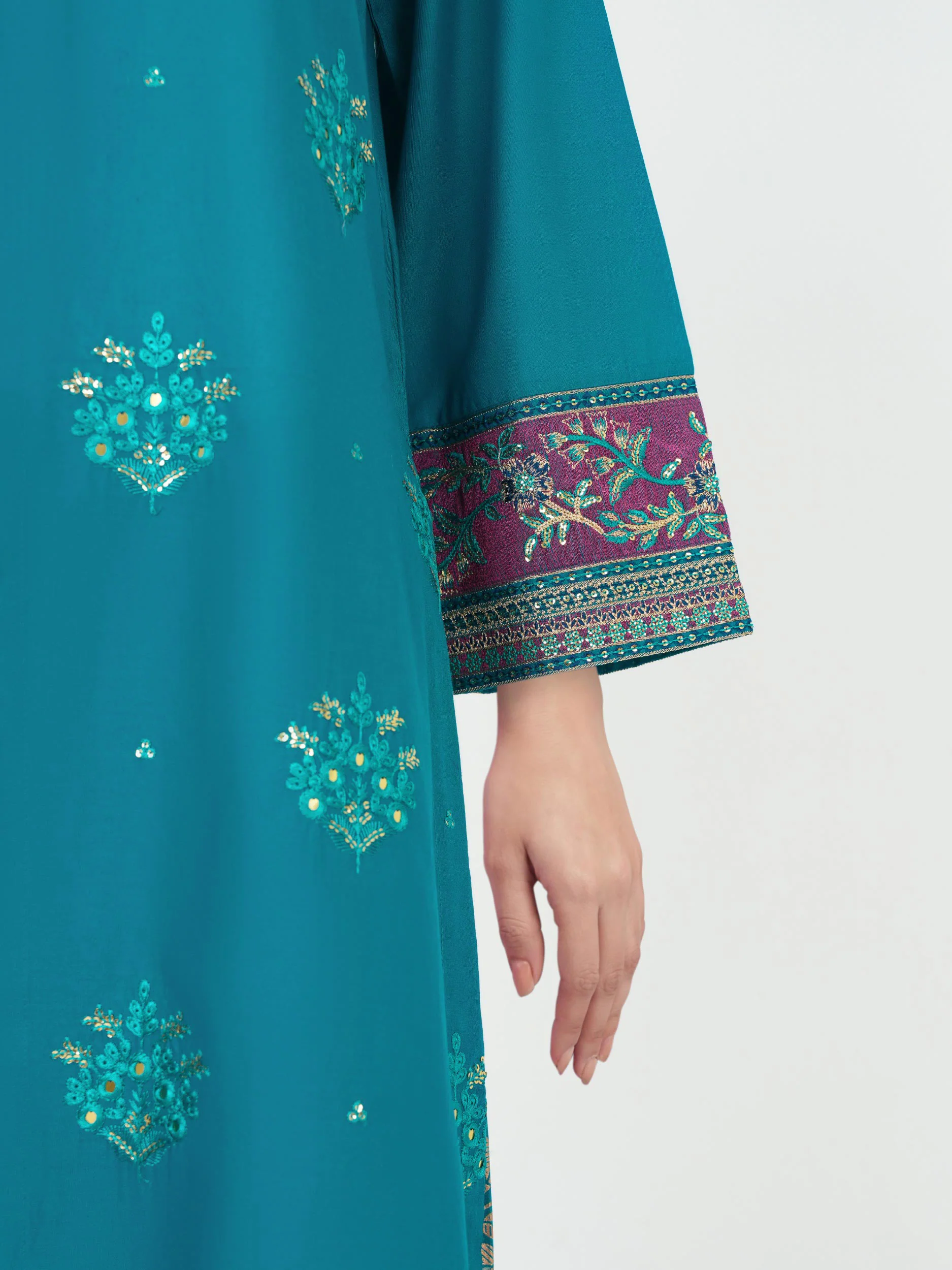 2 Piece Lawn Suit- Embroidered (Pret) - Image 5