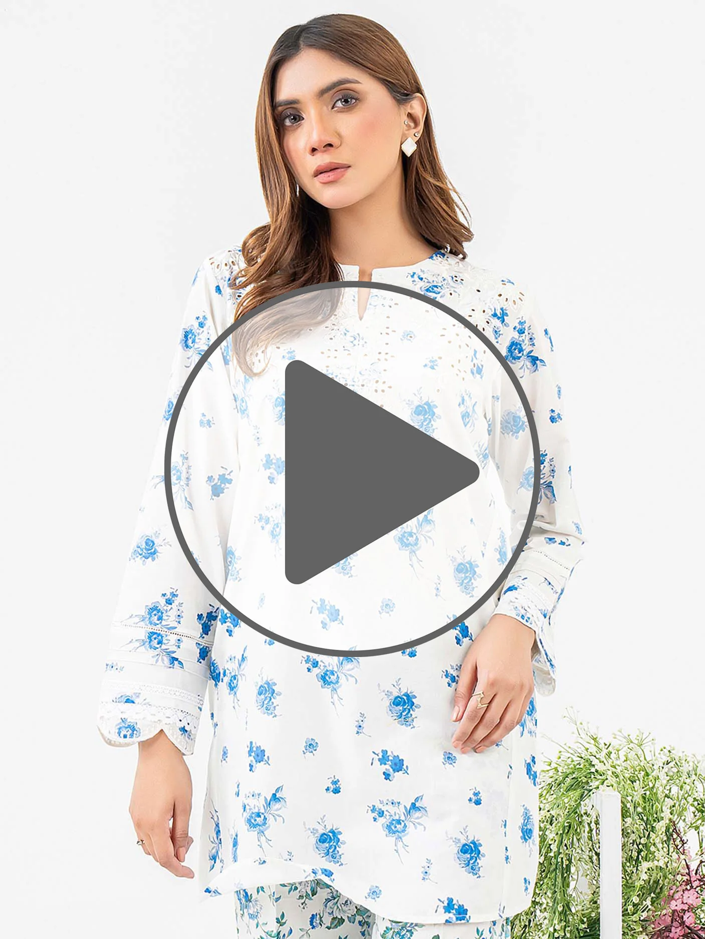 2 Piece Lawn Suit-Embroidered (Pret) - Image 9