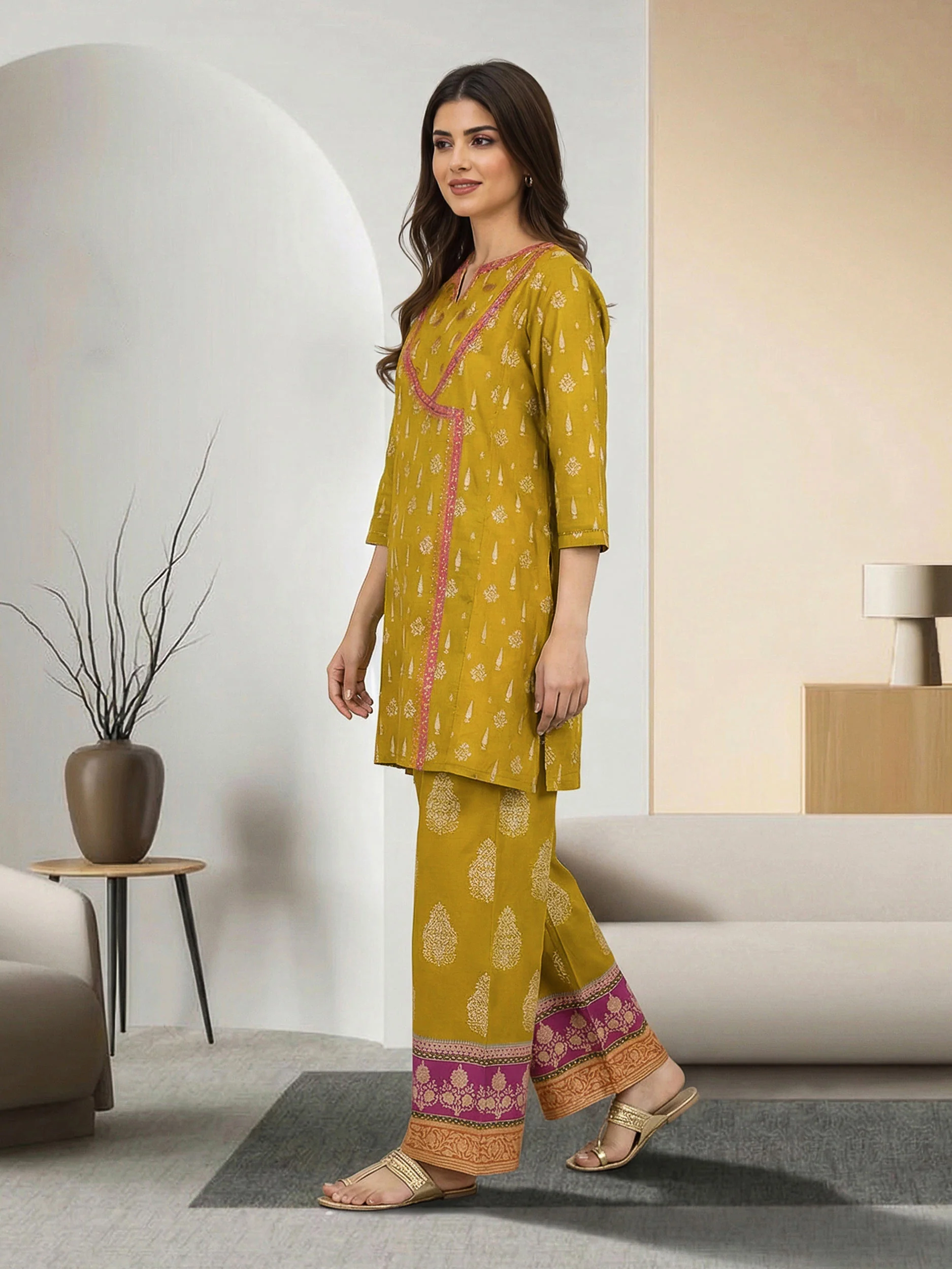 2 Piece Lawn Suit- Embroidered (Pret) - Image 3