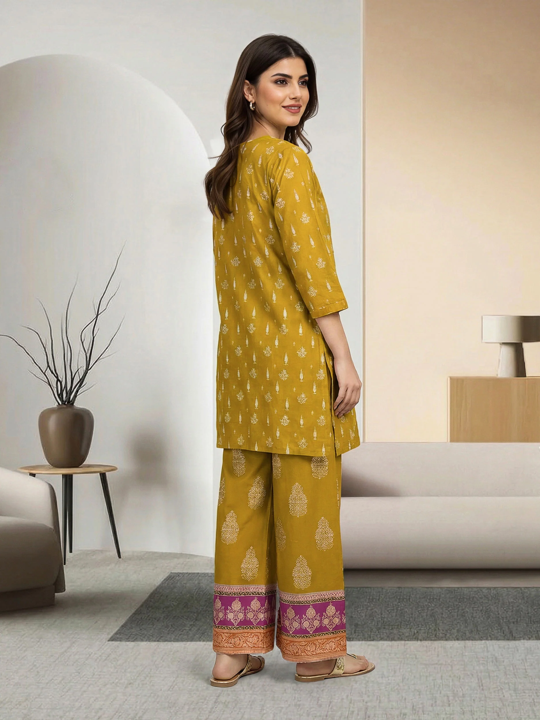 2 Piece Lawn Suit- Embroidered (Pret) - Image 4