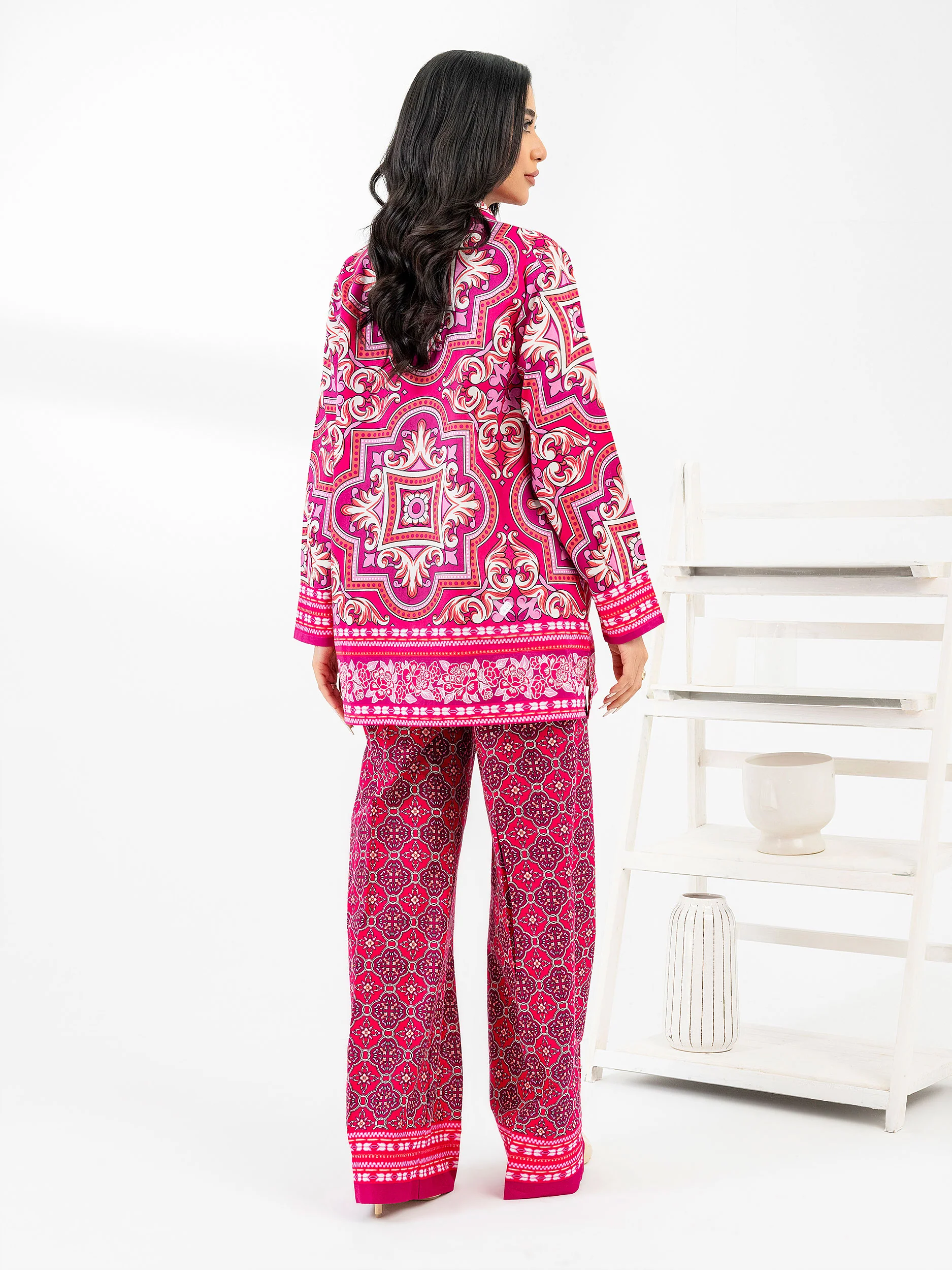 Lawn Co-Ord Set-Printed (Pret) - Image 5