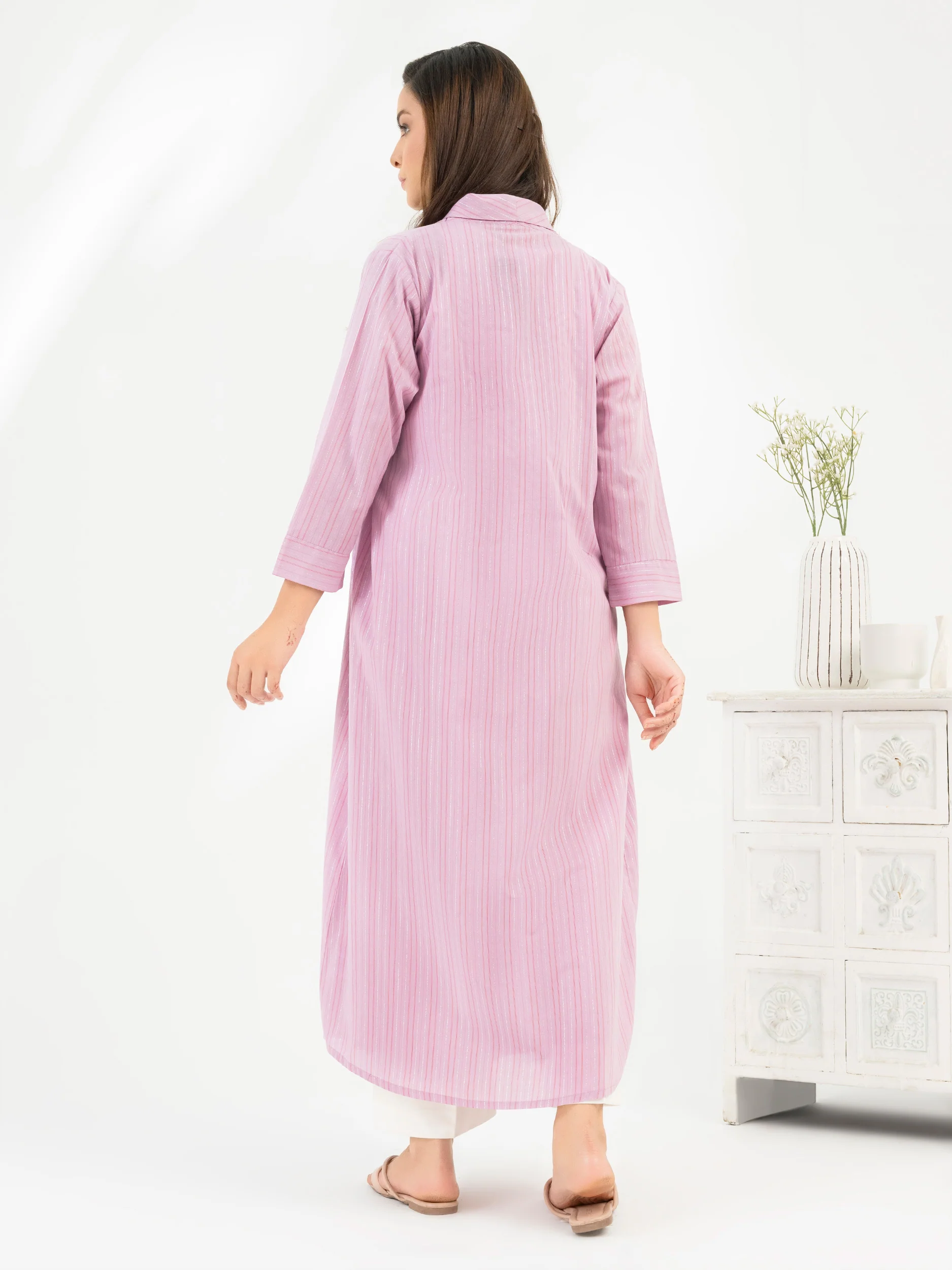 Yarn Dyed Dress - Image 5
