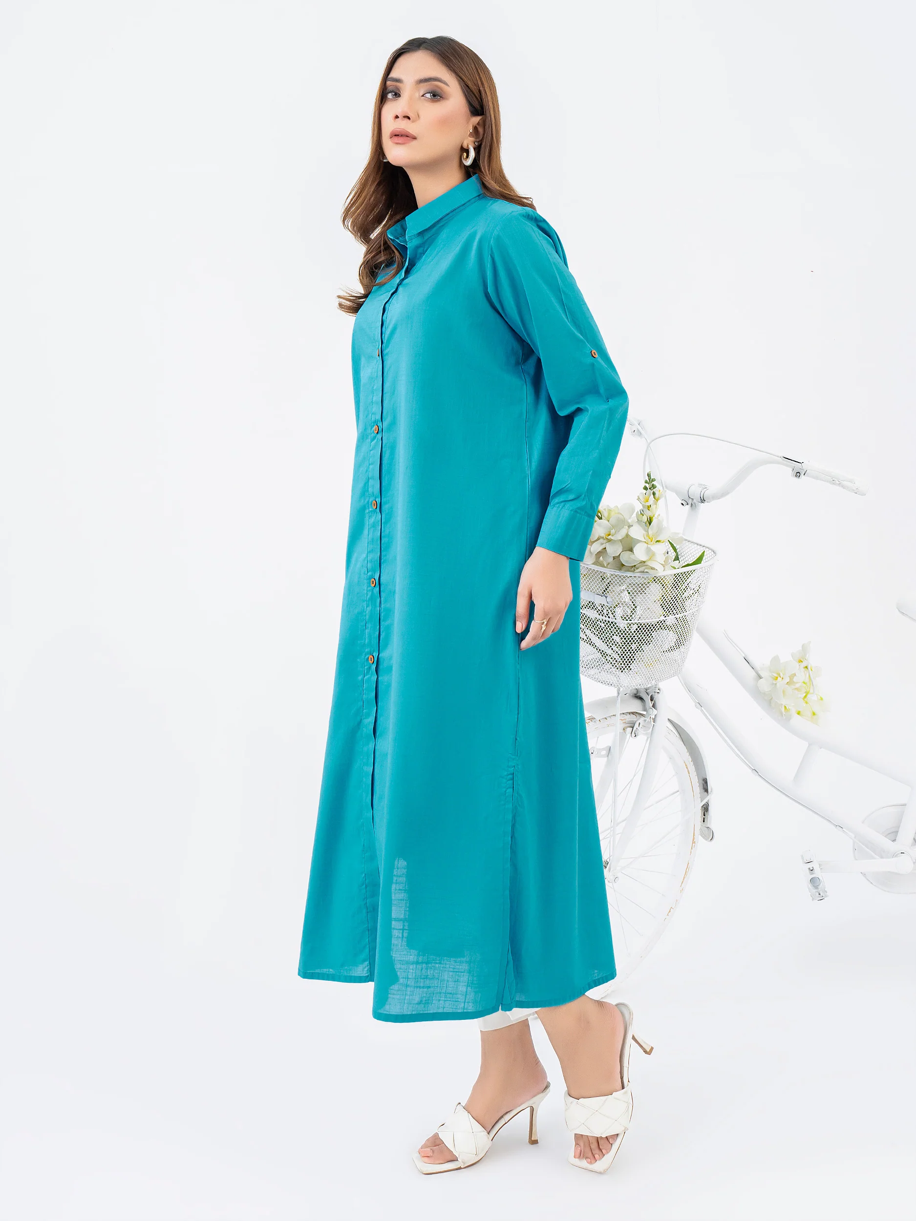 Lawn Shirt-Dyed (Pret) - Image 3