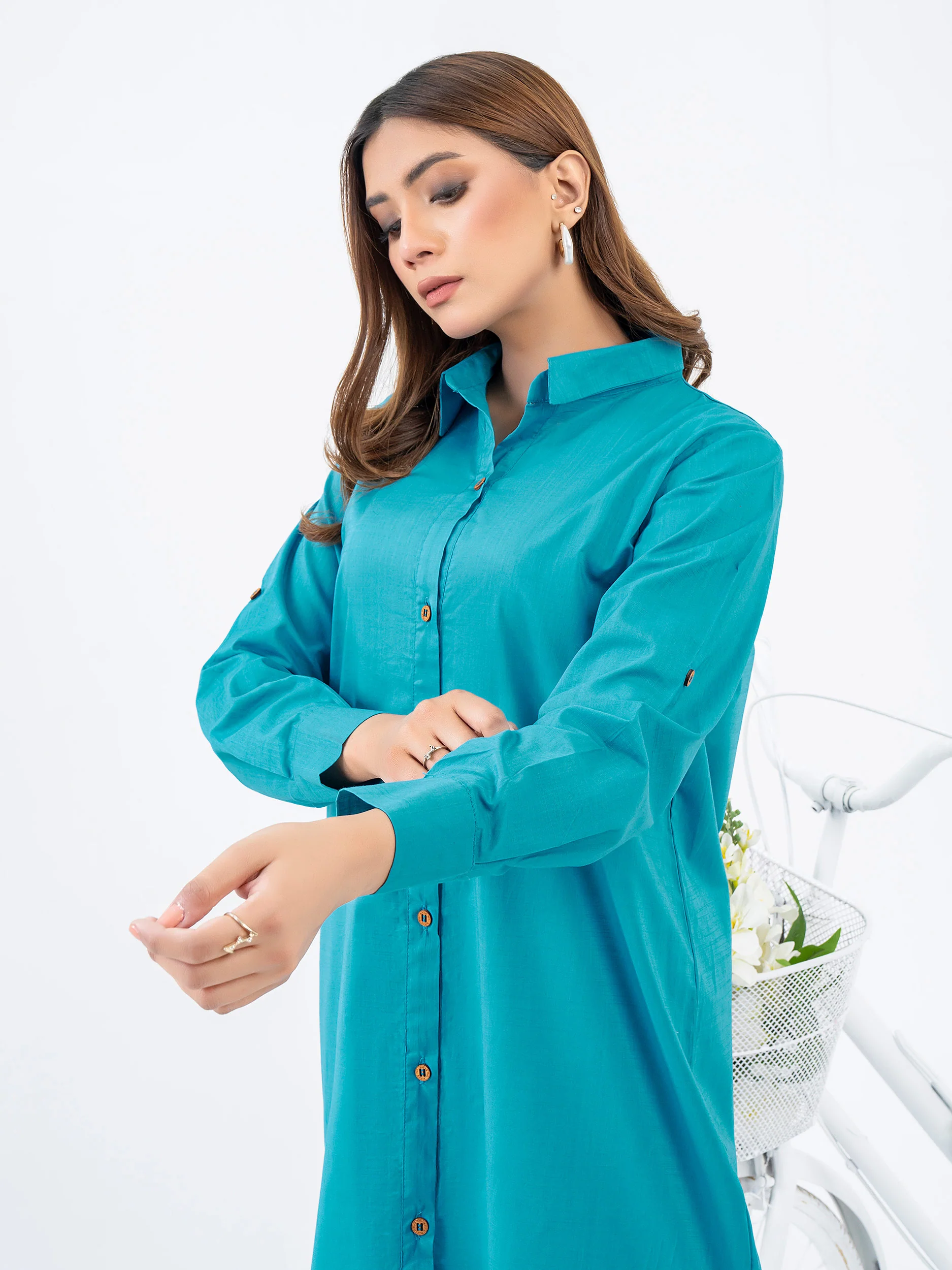 Lawn Shirt-Dyed (Pret) - Image 4