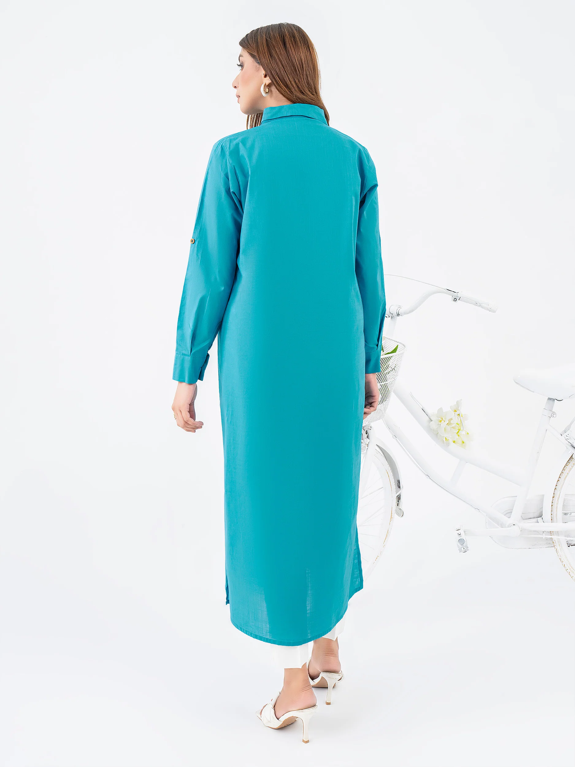 Lawn Shirt-Dyed (Pret) - Image 5