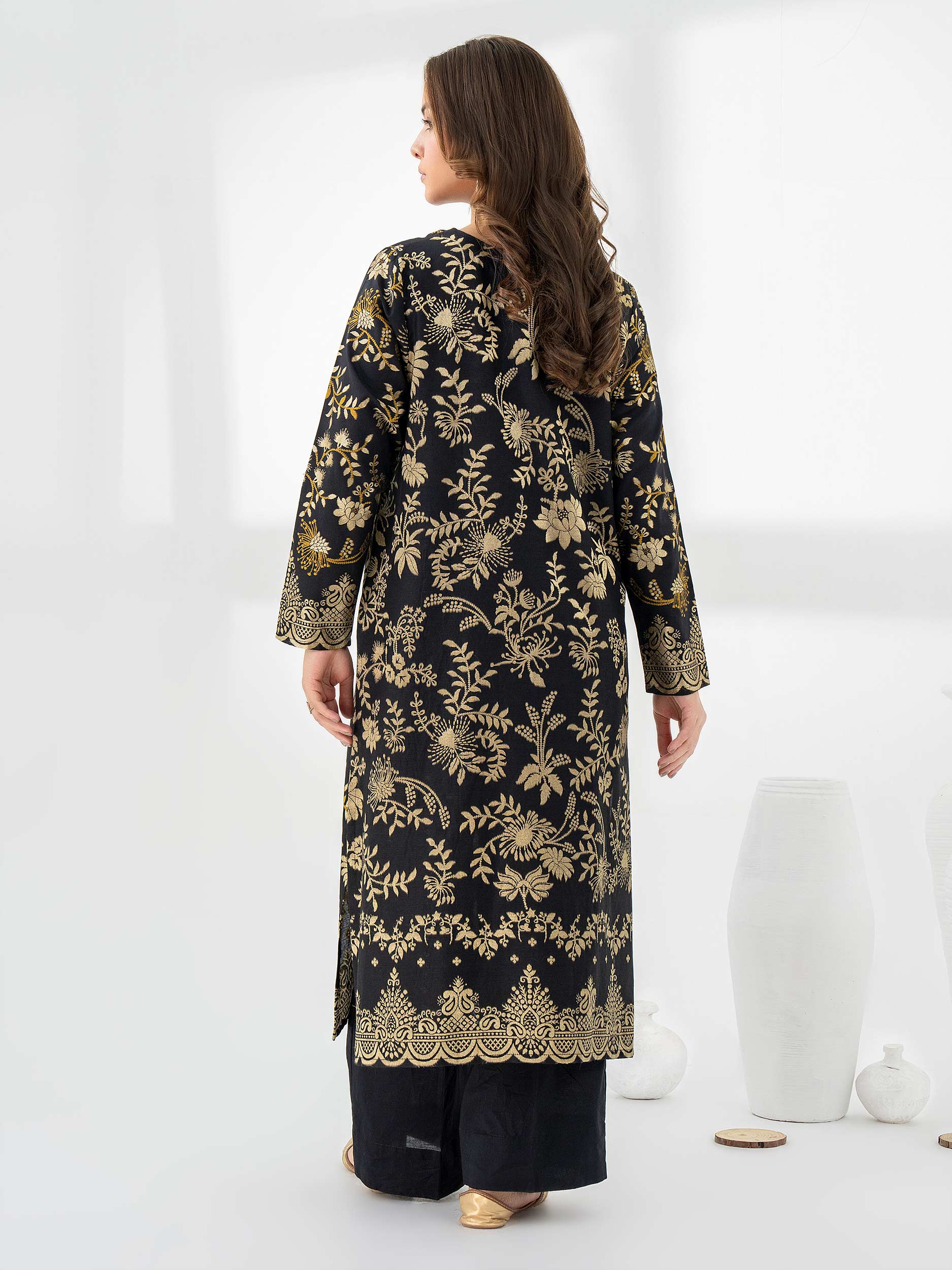 Jacquard Shirt-Embellished (Pret) - Image 5