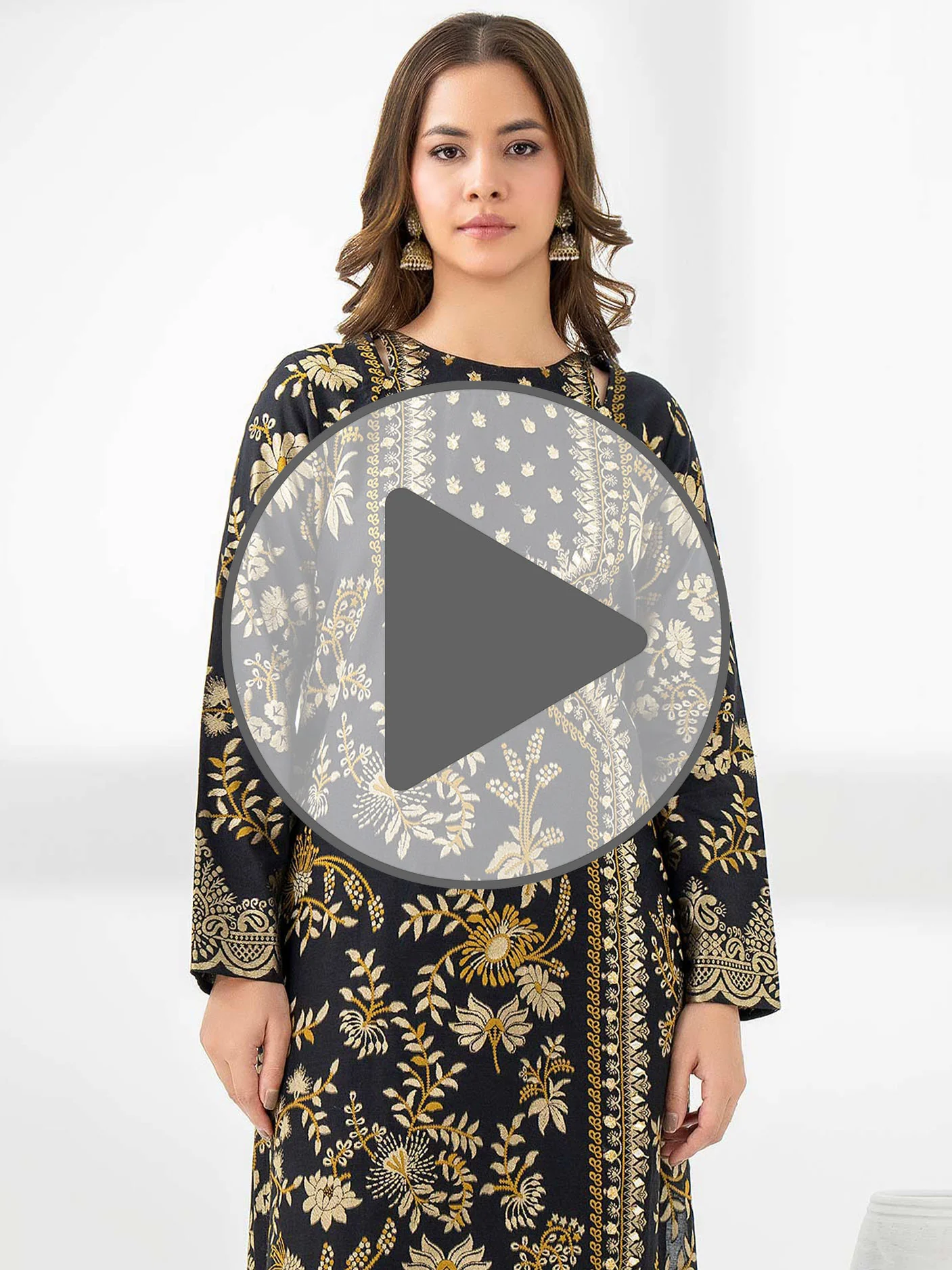 Jacquard Shirt-Embellished (Pret) - Image 7