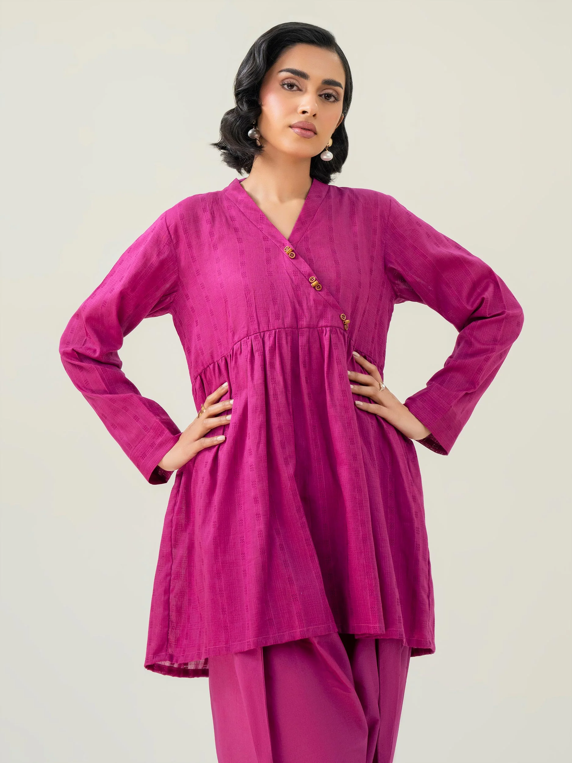2 Piece Lawn Suit-Dyed (Pret) - Image 5