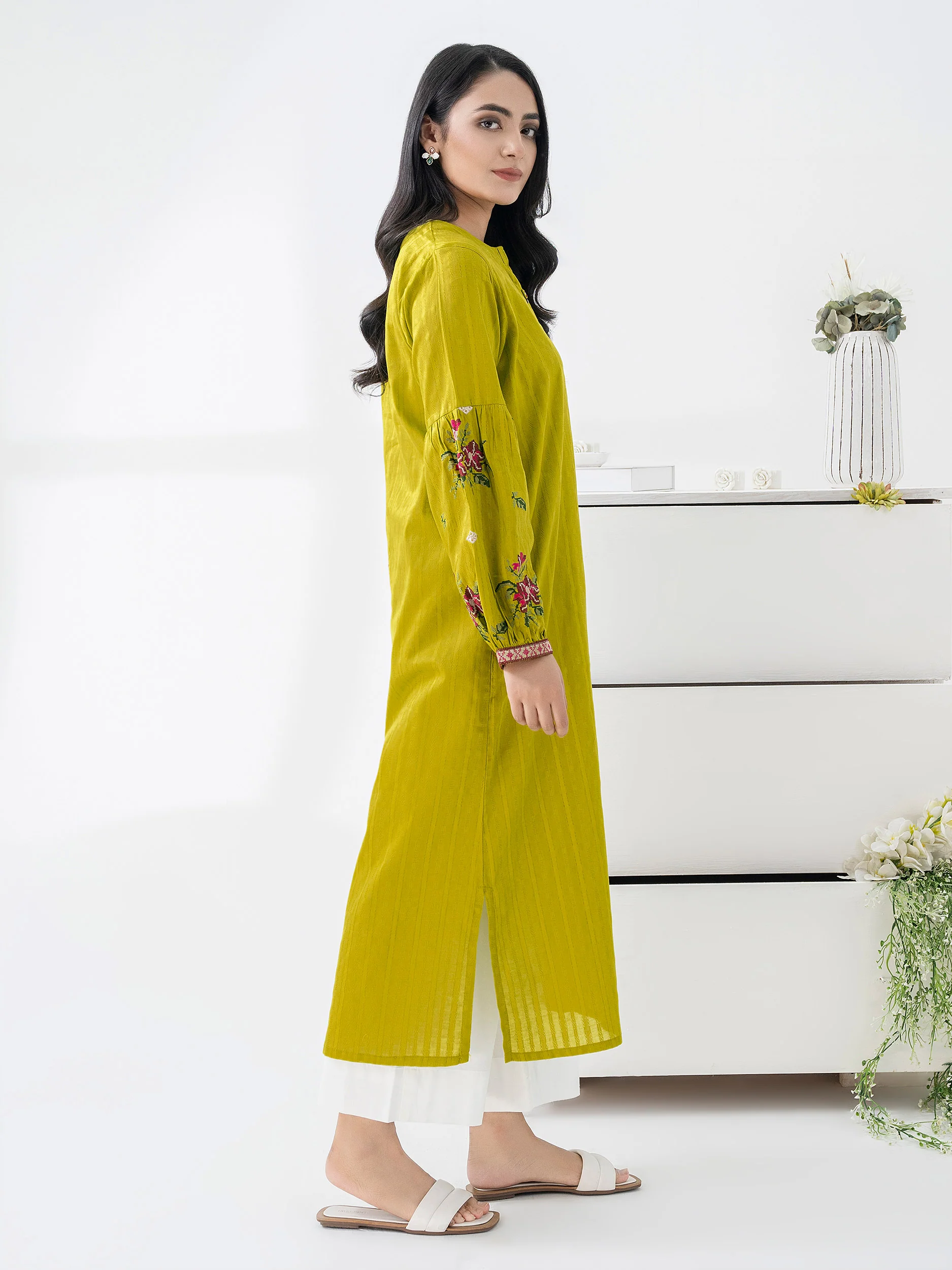 Lawn Shirt-Embroidered (Pret) - Image 2