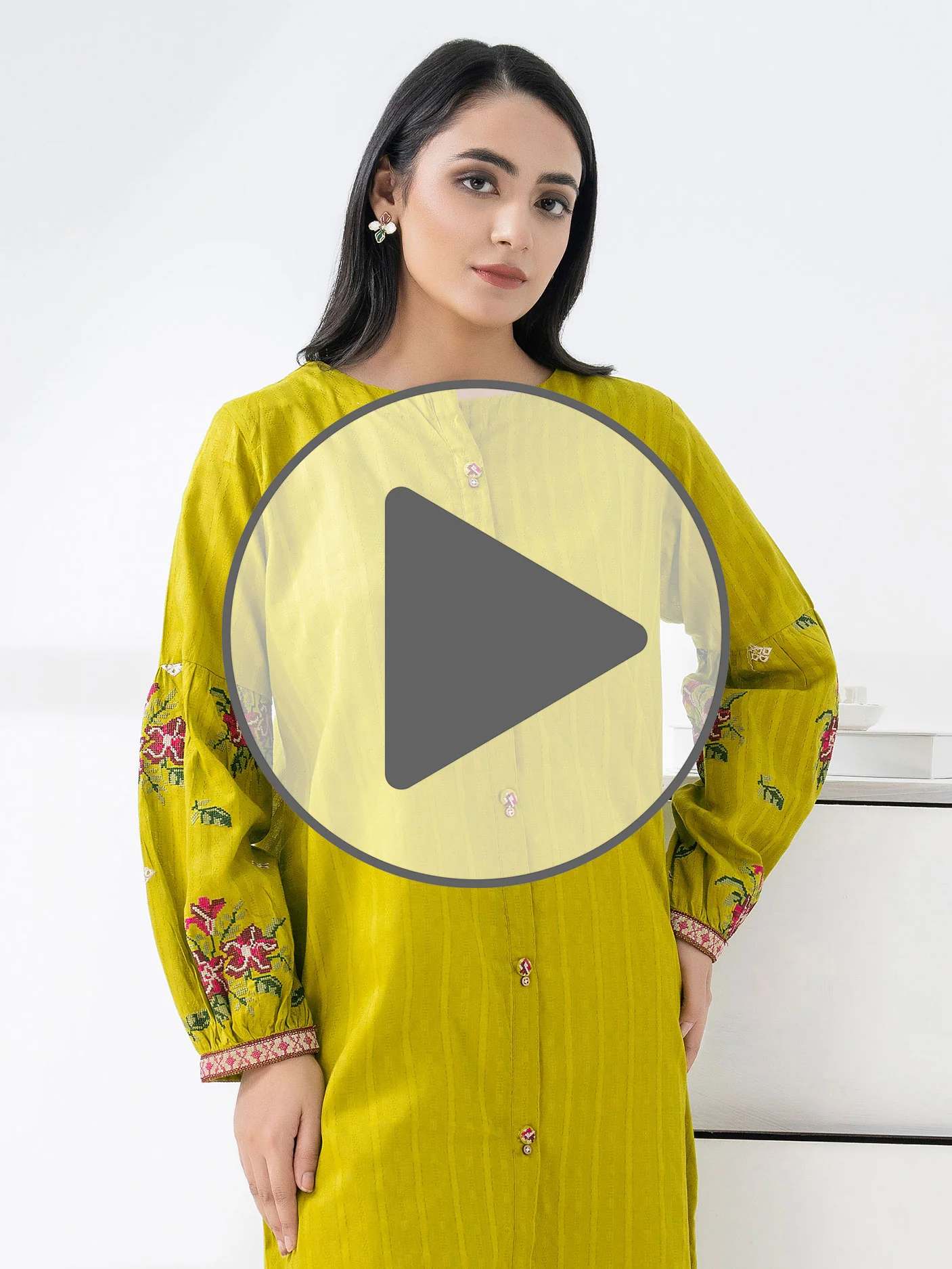 Lawn Shirt-Embroidered (Pret) - Image 8