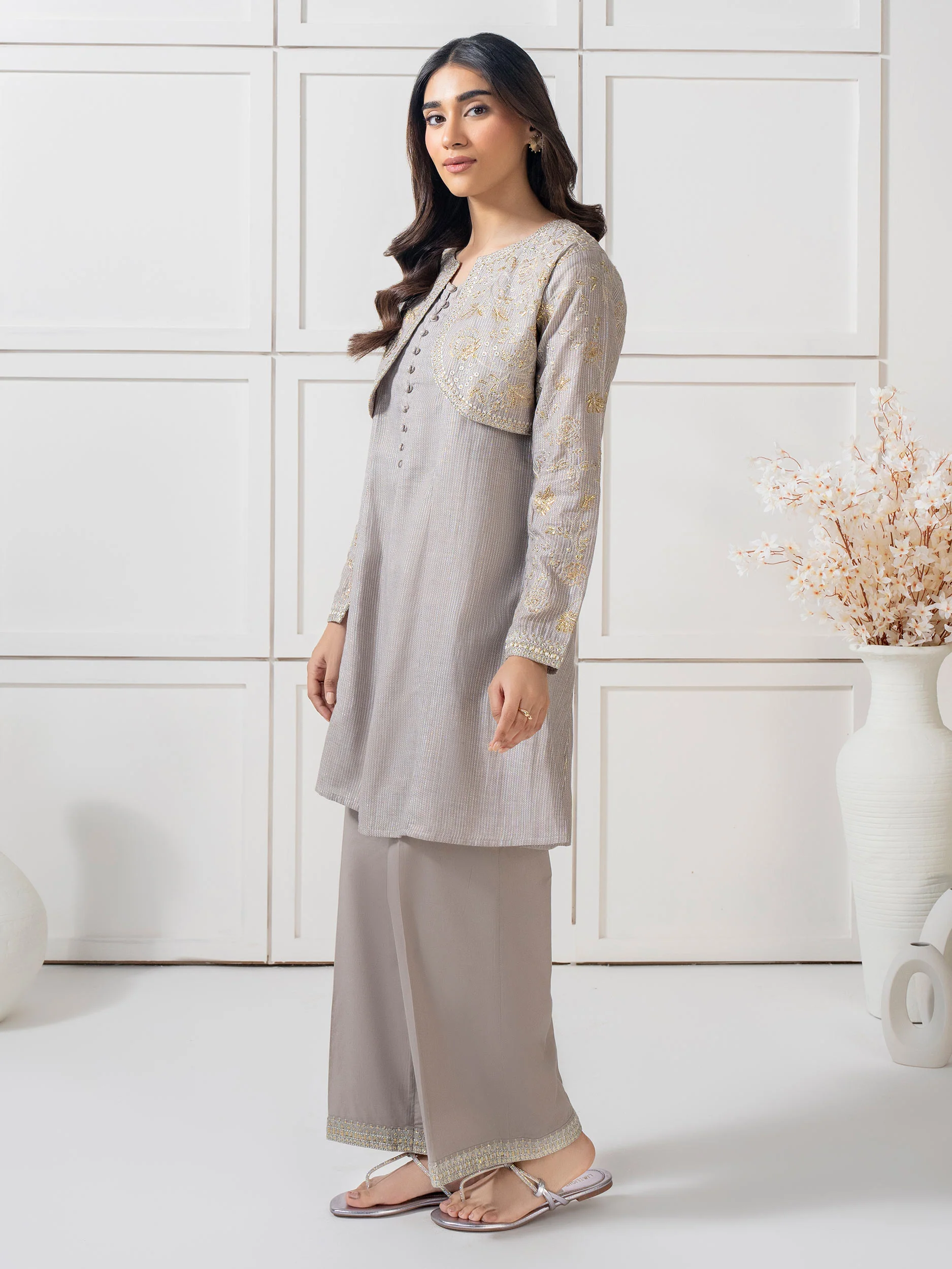 2 Piece Missouri Suit-Embroidered (Pret) - Image 3