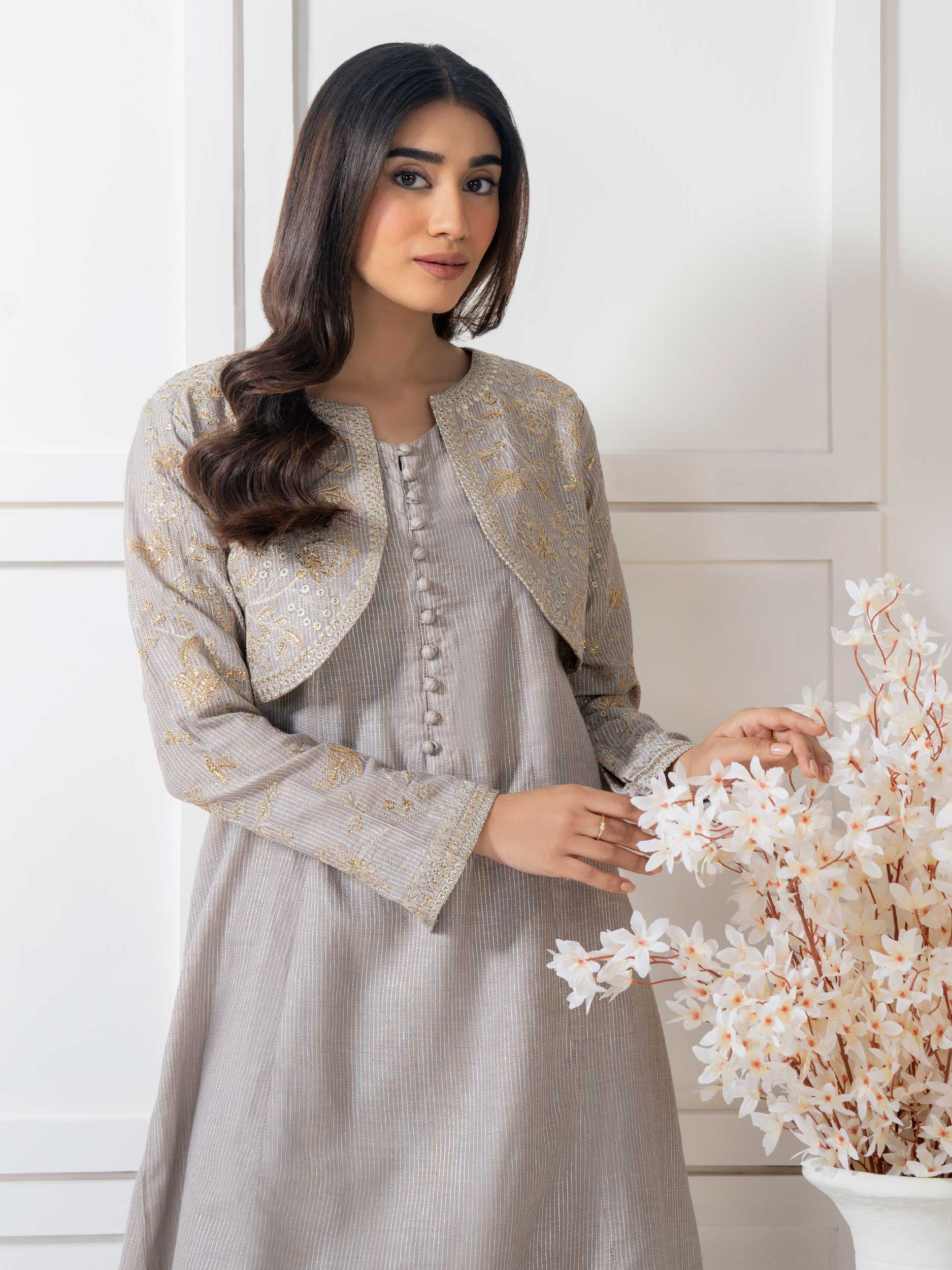 2 Piece Missouri Suit-Embroidered (Pret) - Image 4