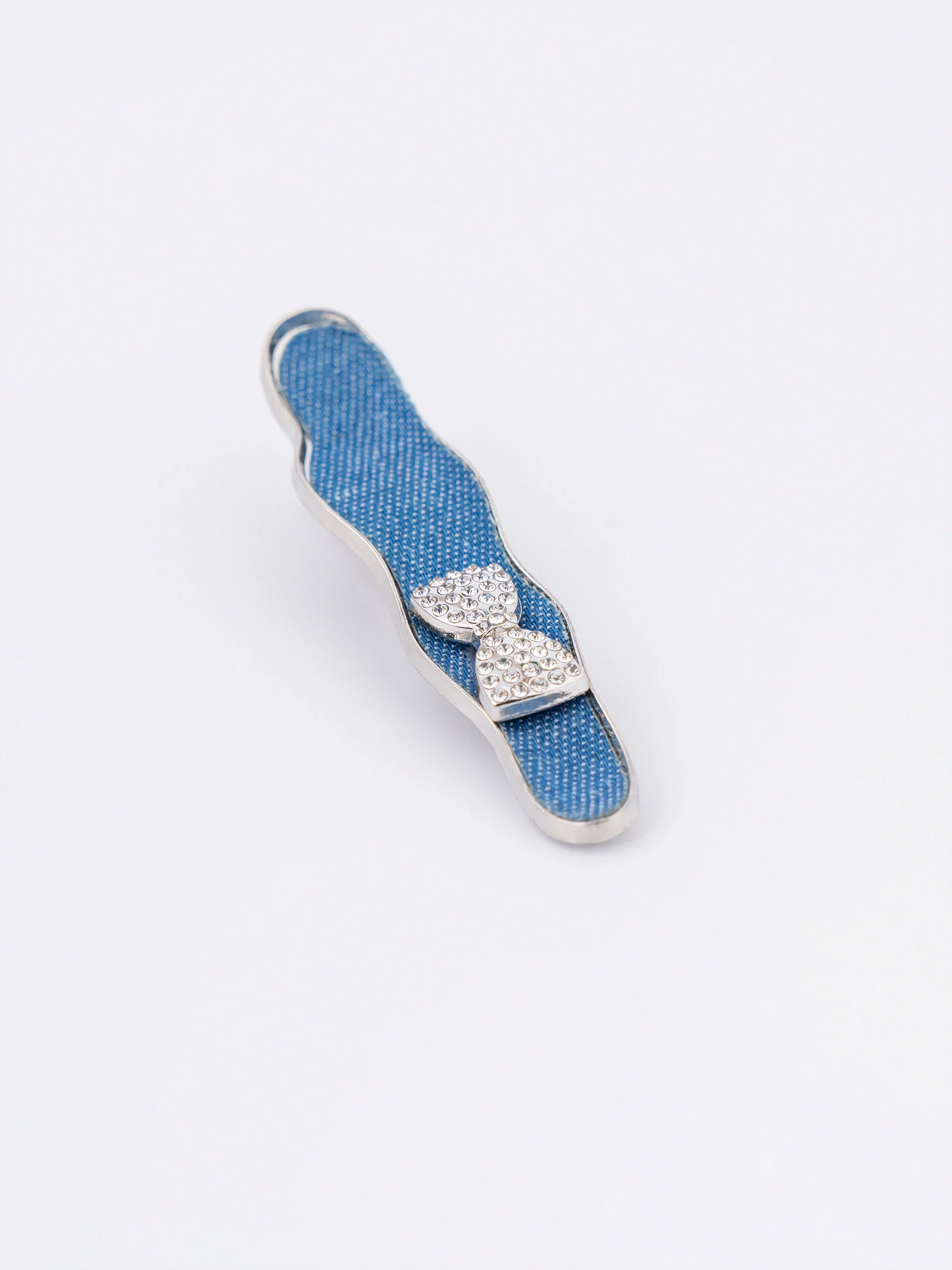 Denim Hair Clips - Image 2