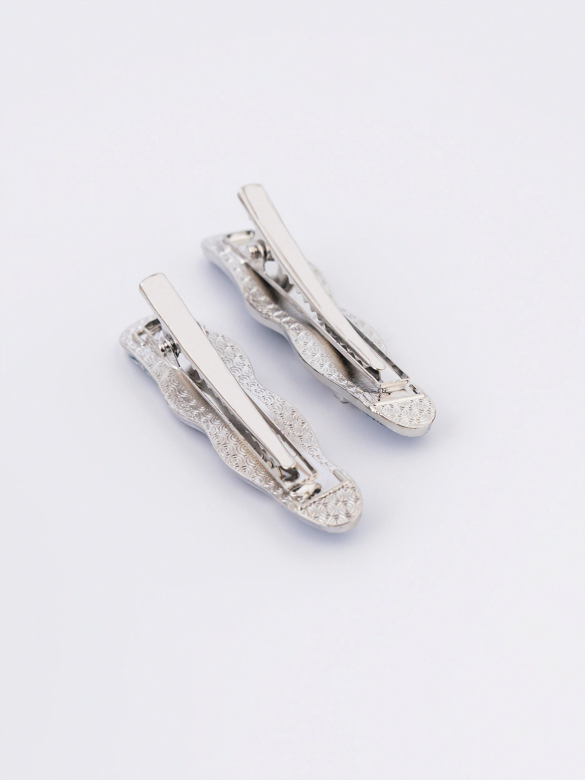 Denim Hair Clips - Image 4