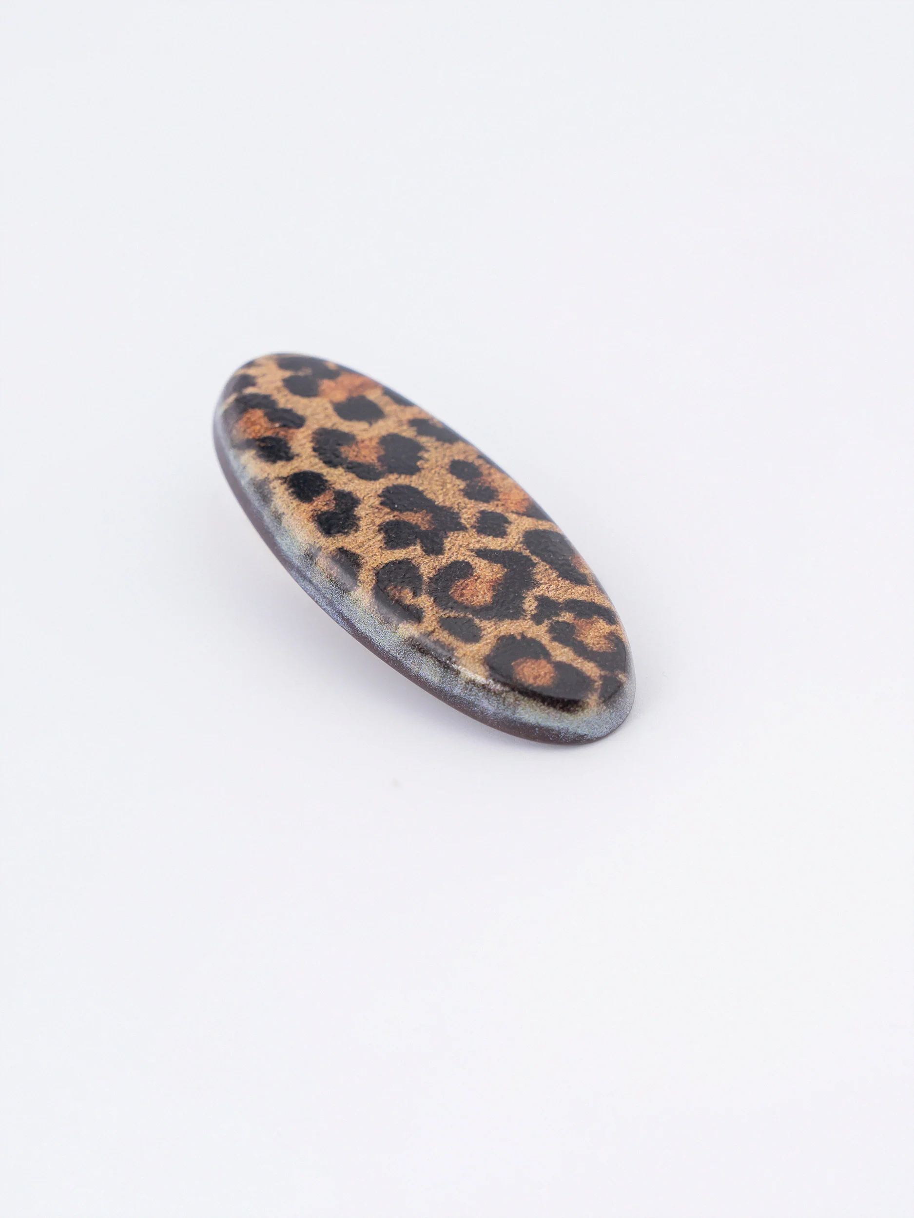 Leopard Oval Clips - Image 3