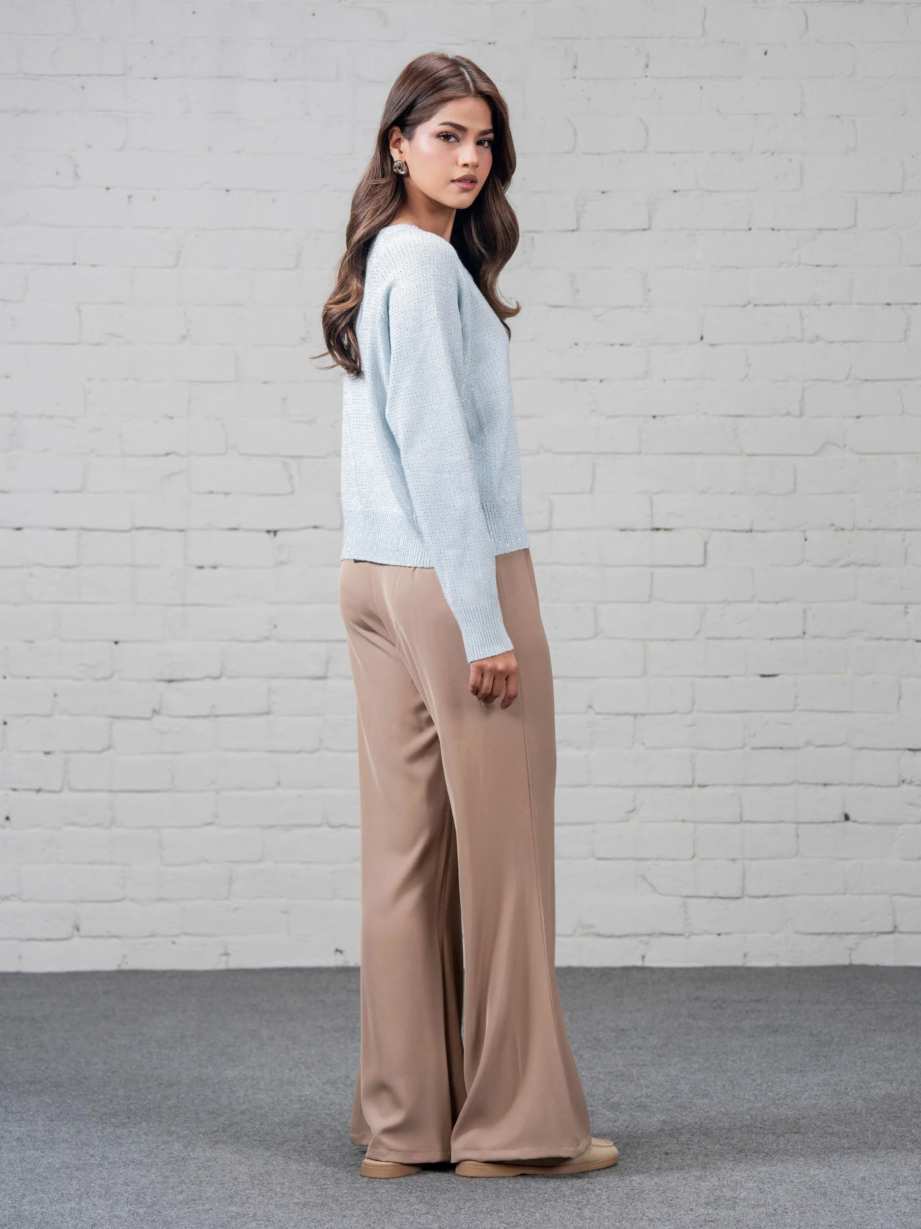 Woolen Cardigan- Embellished - Image 3