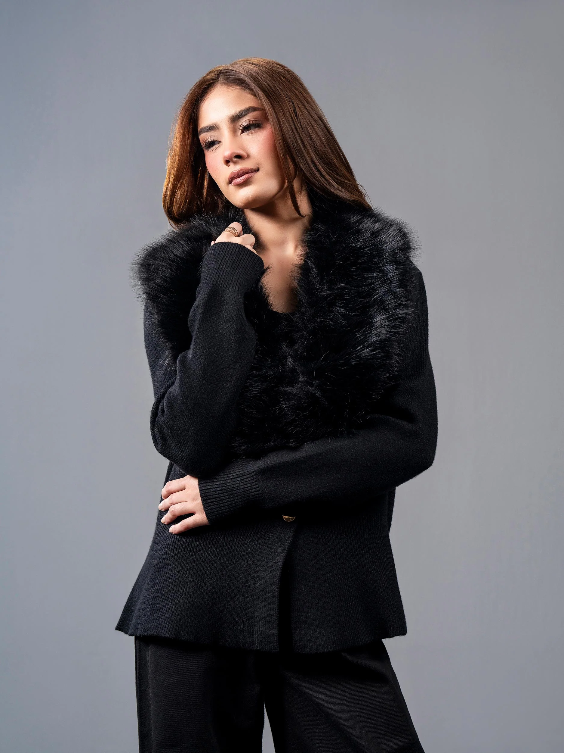 Faux-Fur Sweater - Image 2