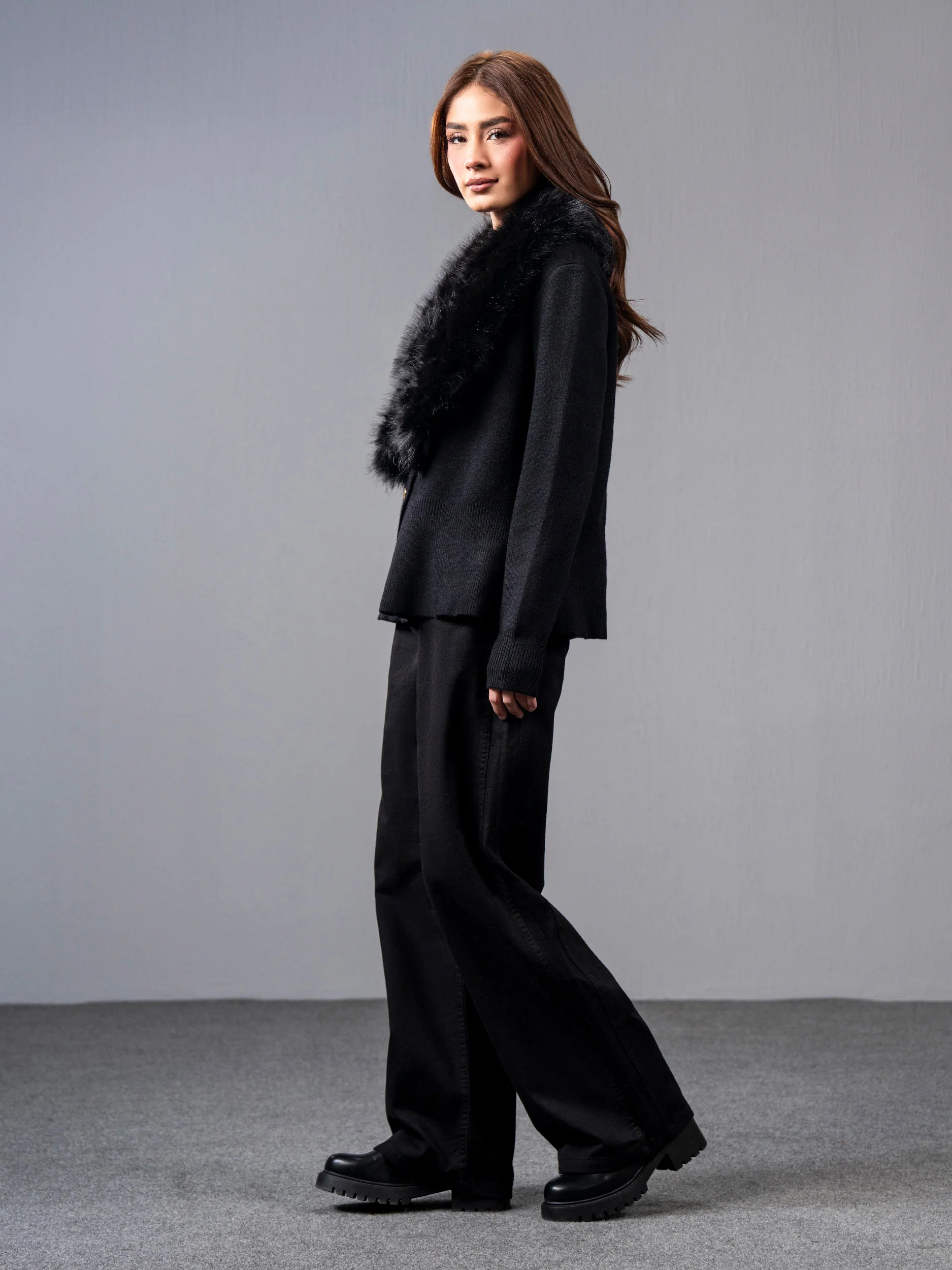 Faux-Fur Sweater - Image 3