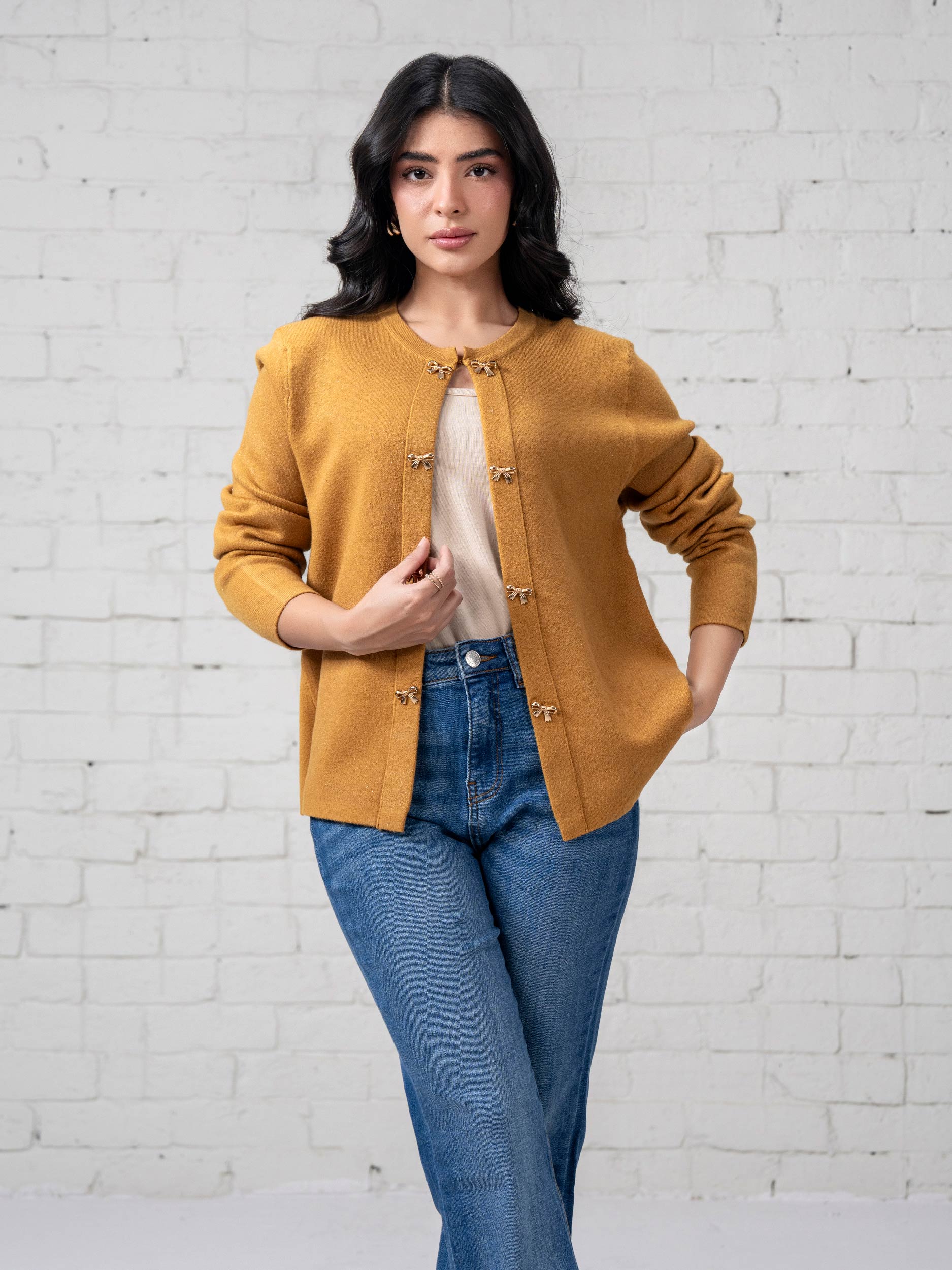 Woolen Blend Cardigan - Image 4